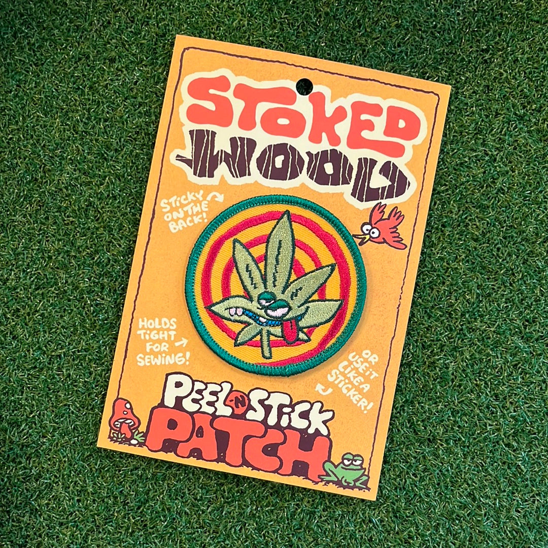 Stoked Wood Peel-N-Stick Funny Leaf Patch