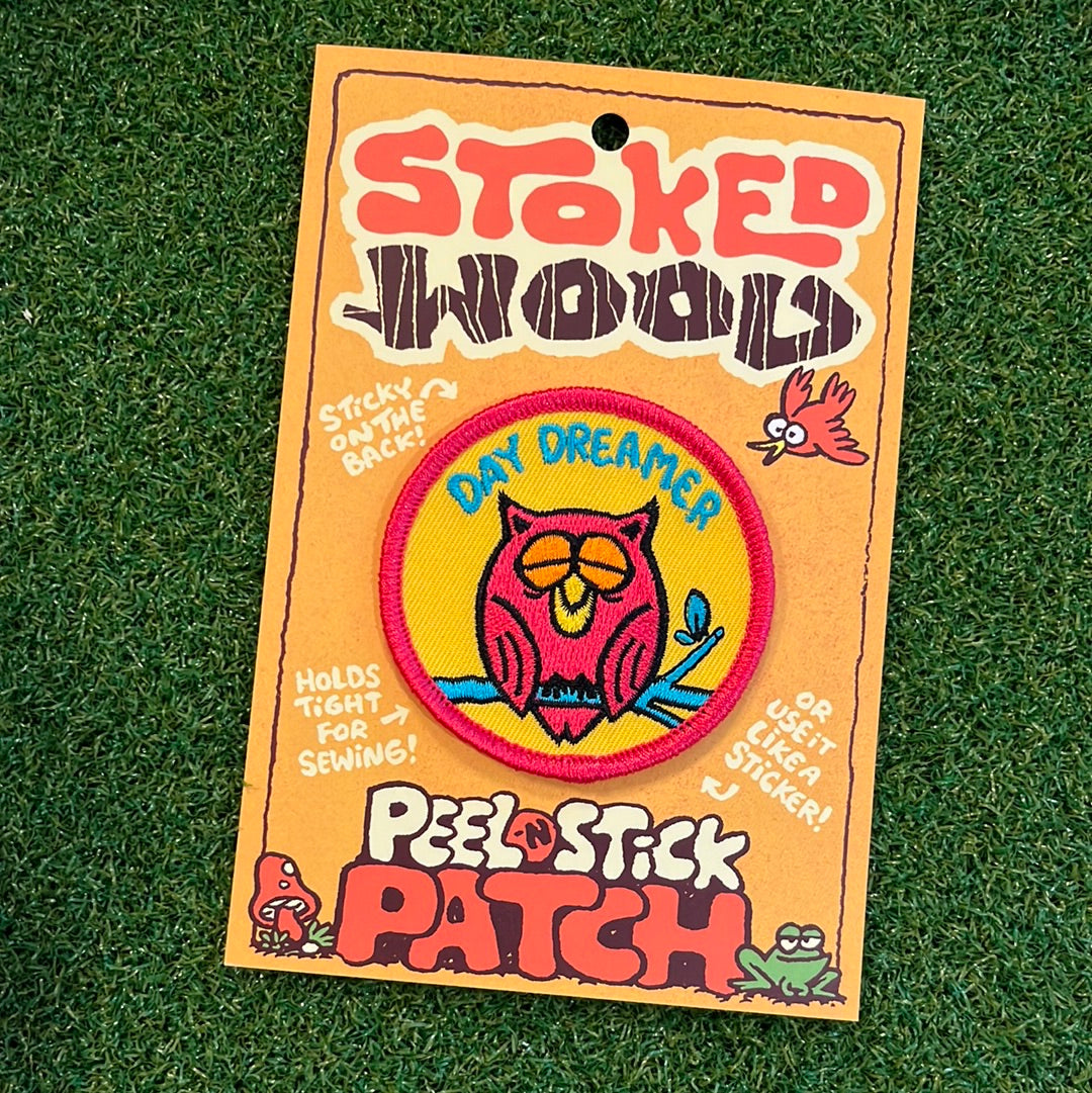 Stoked Wood Peel-N-Stick Day Dreamer Patch