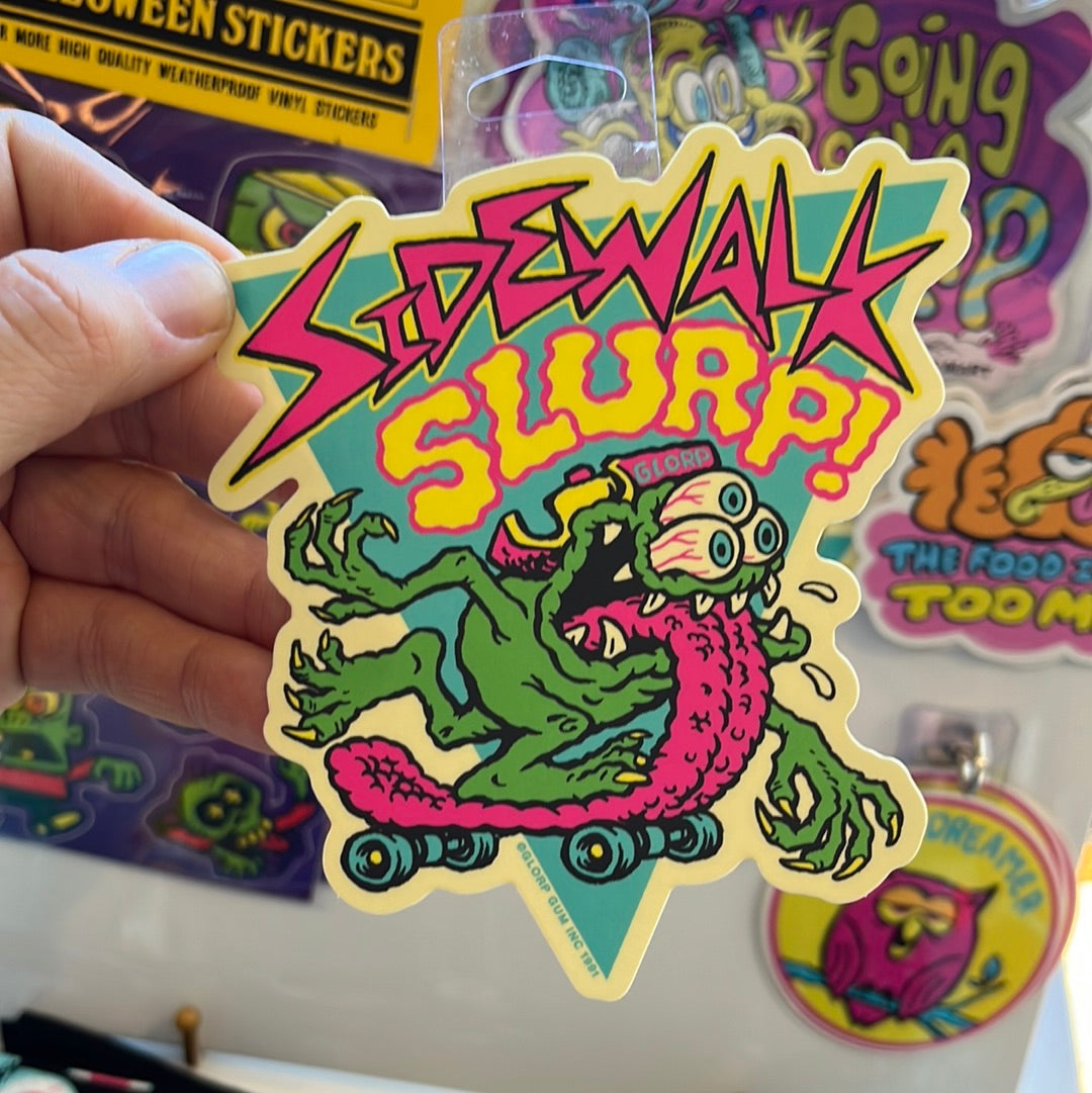 GLORP Sidewalk Slurp Sticker!