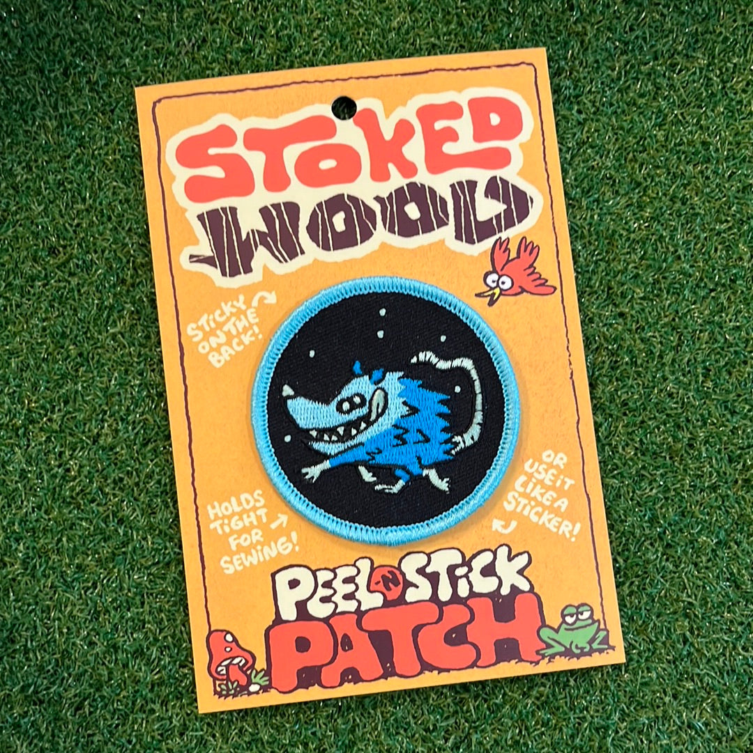 Stoked Wood Peel-N-Stick Pozzum Patch