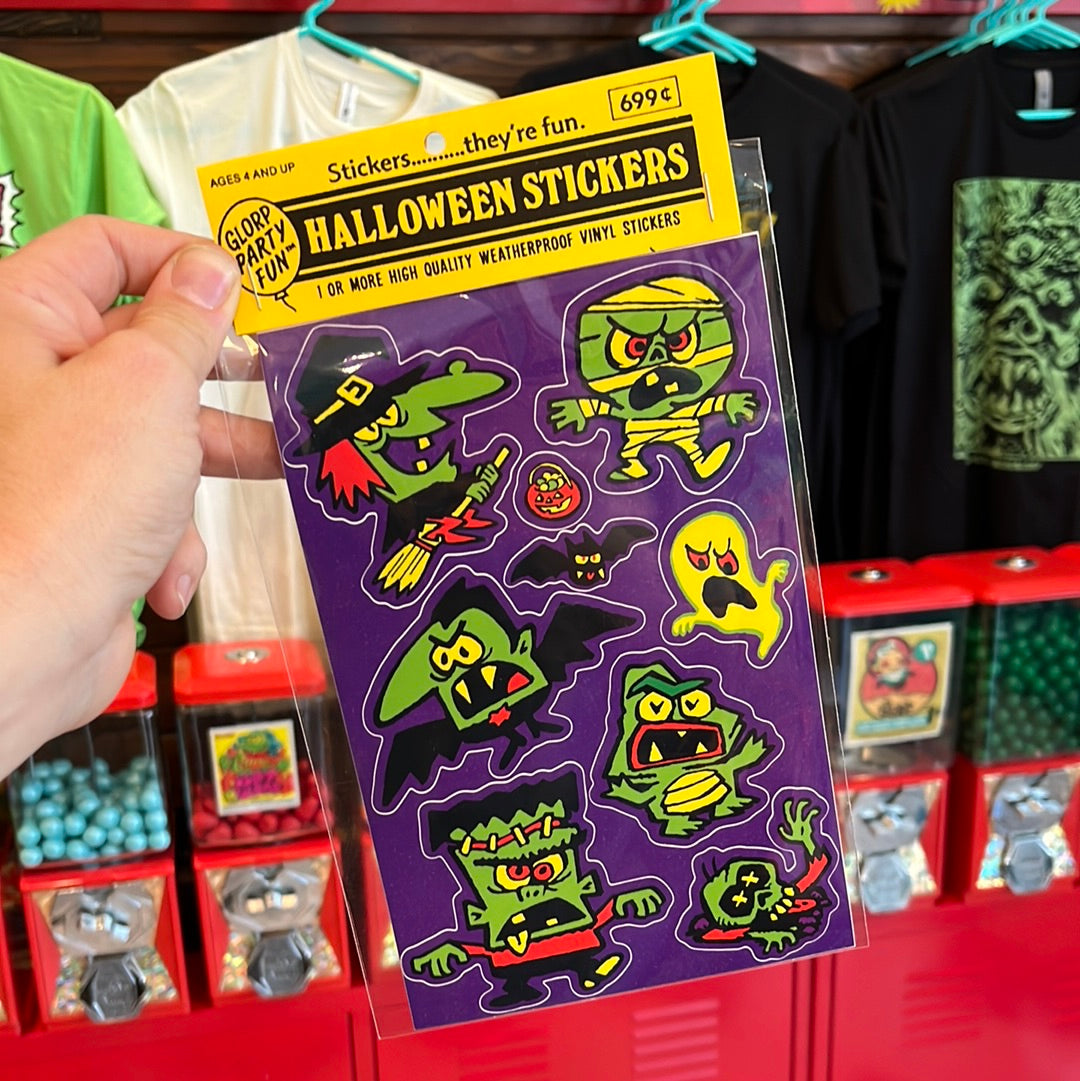 Halloweirdos sticker sheet!