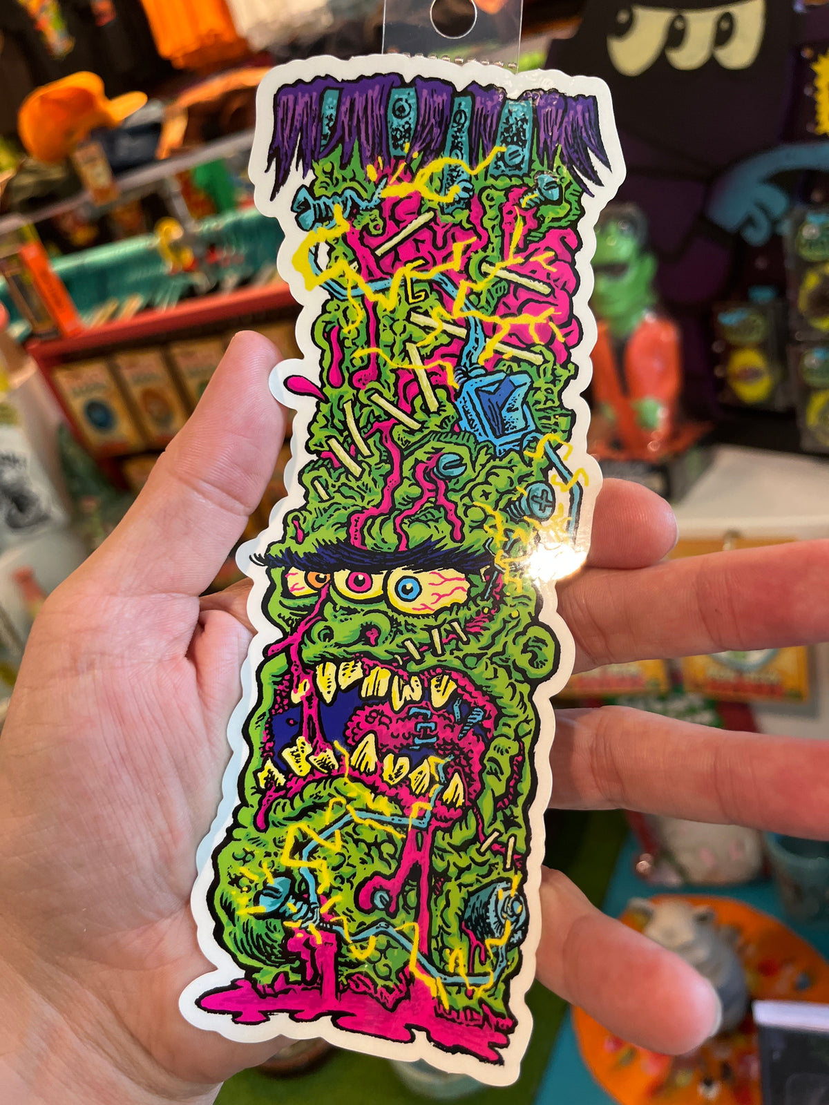 Glorp Water Bottle Frank Sticker