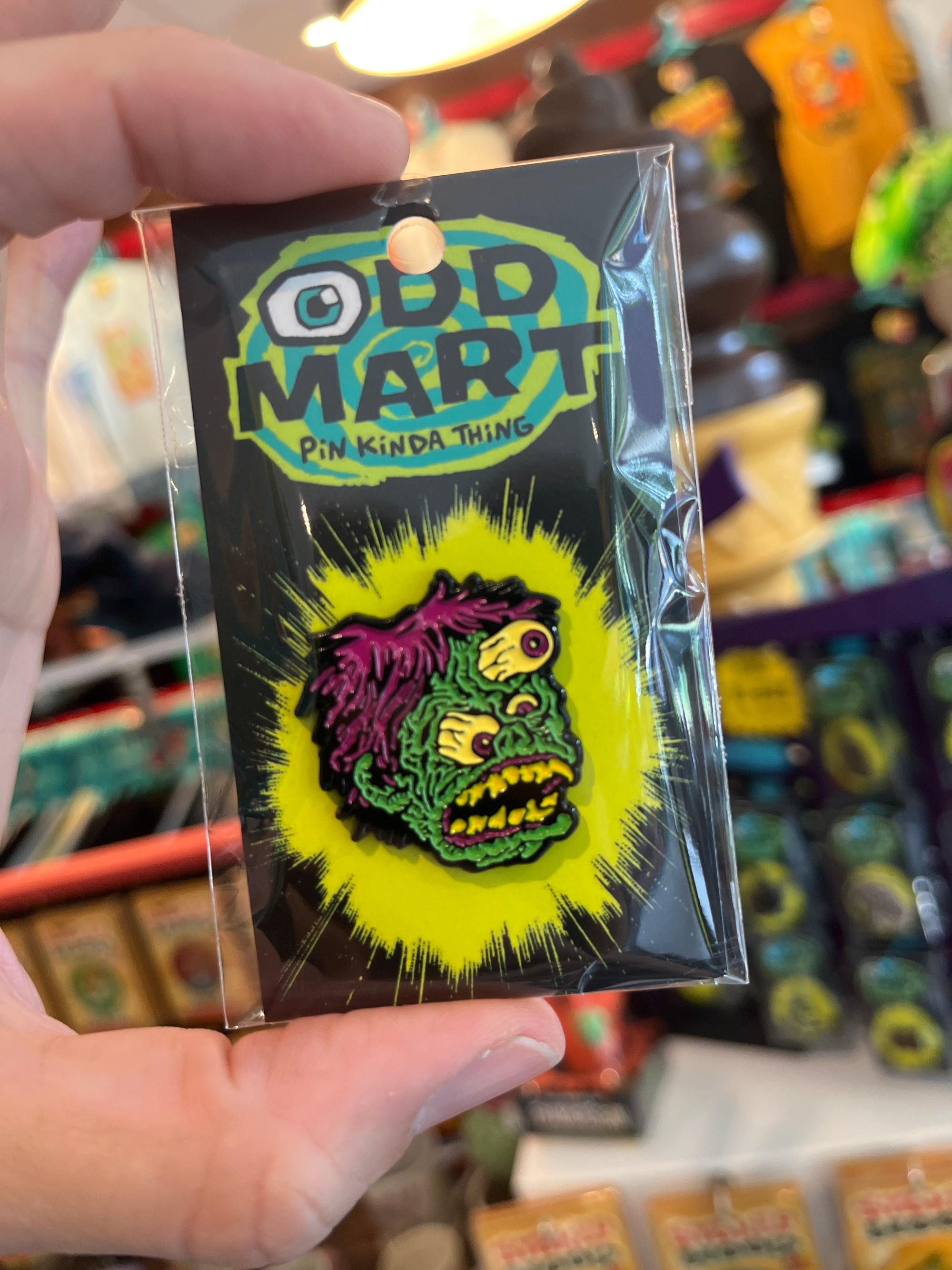 GLORP monster pin