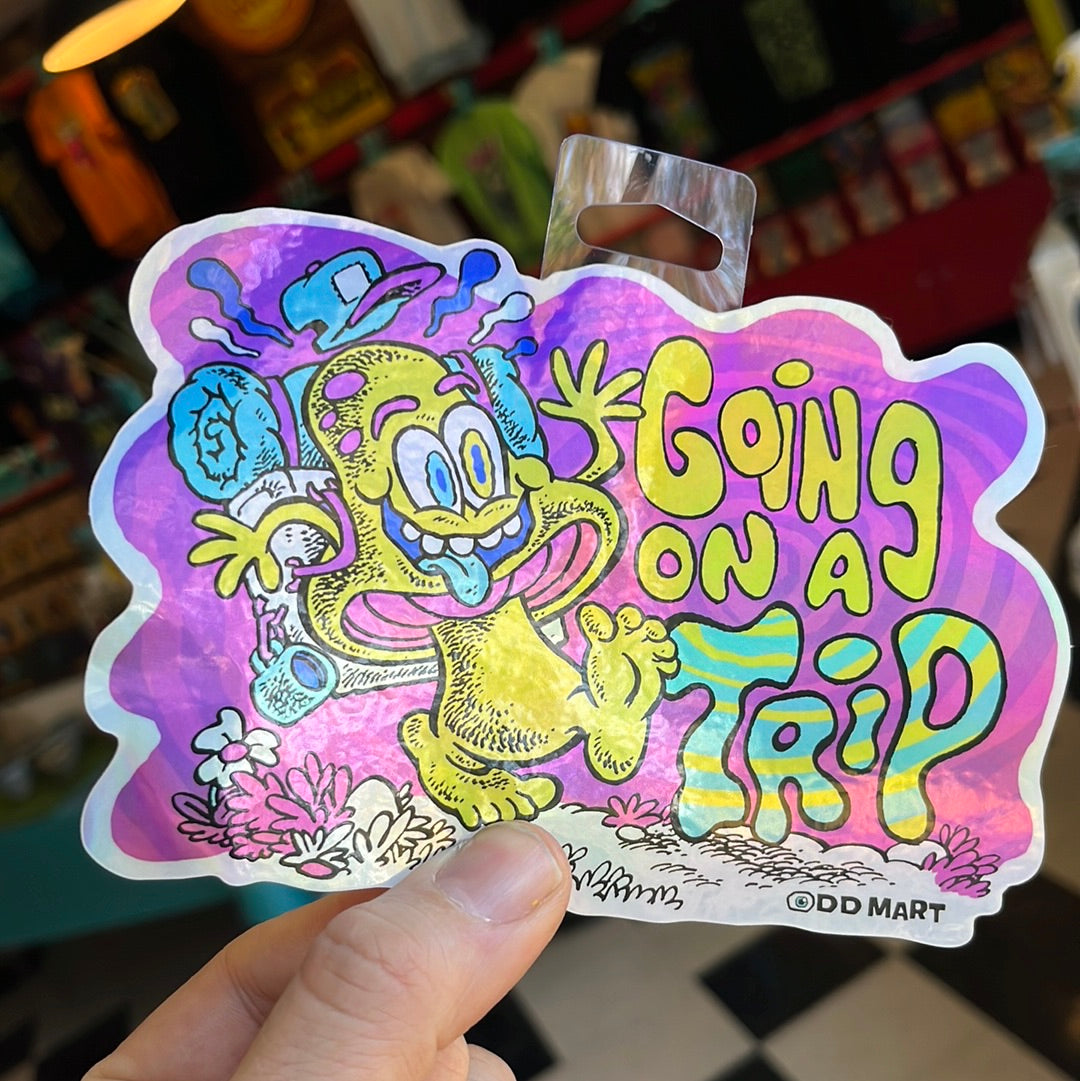 Odd Mart Going On A Trip Sticker!