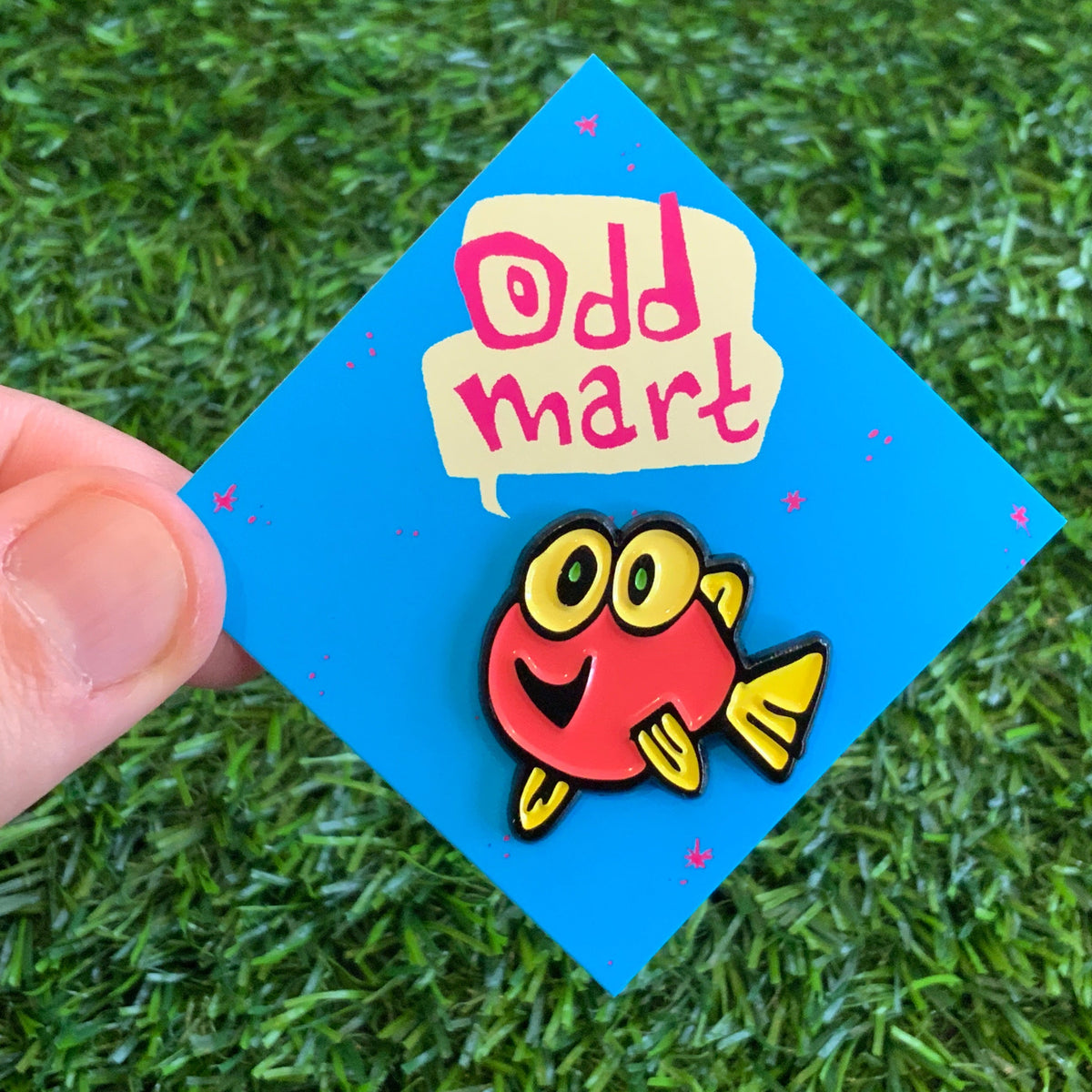 Odd Mart fishfish pin