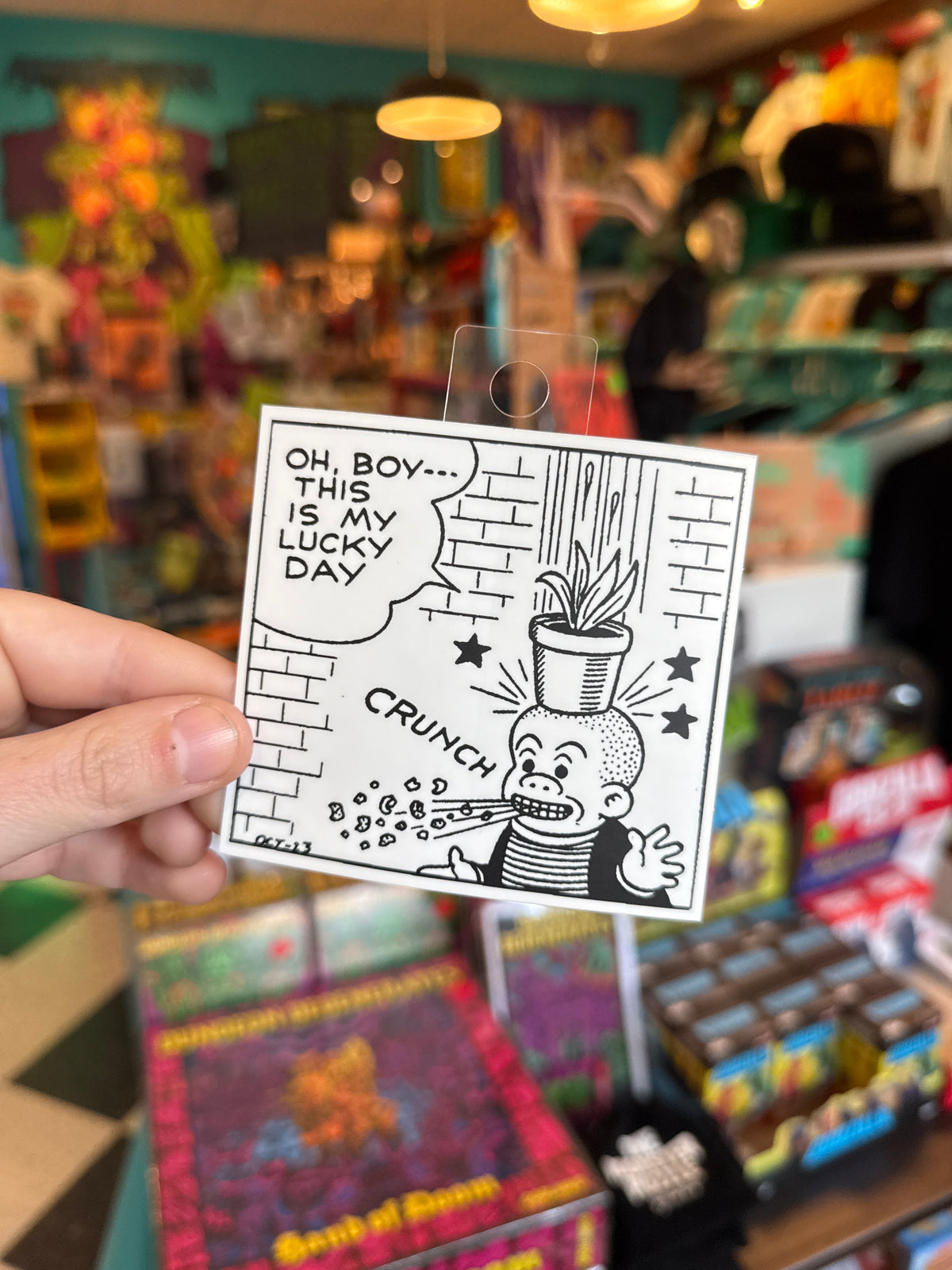 Oh, Boy... This is My Lucky Day Sticker