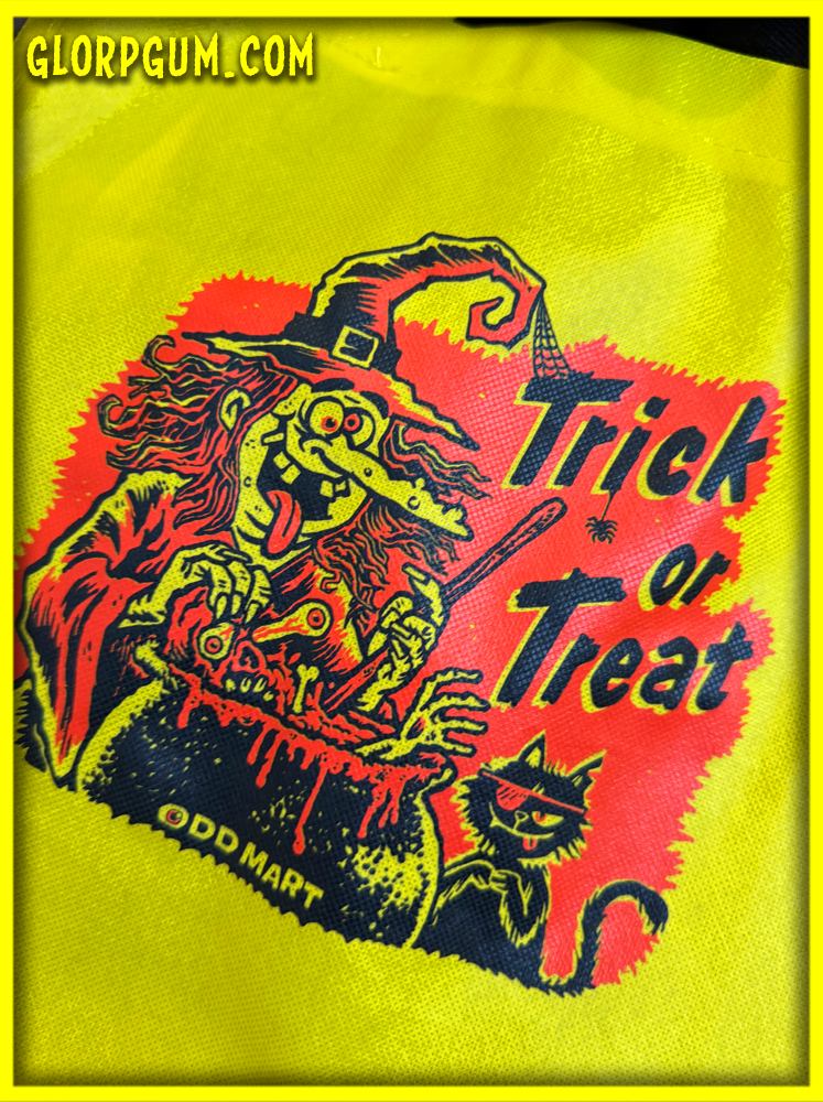 ODD MART Yellow Trick Or Treat sack!