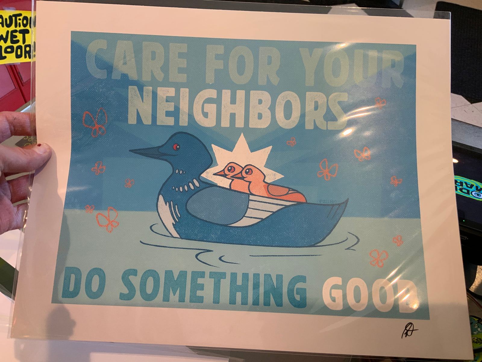 Bnp loon care print