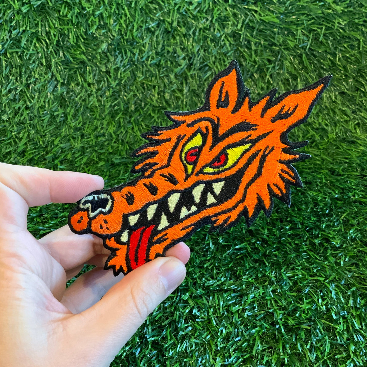 ODD MART wolfin’ it PATCH