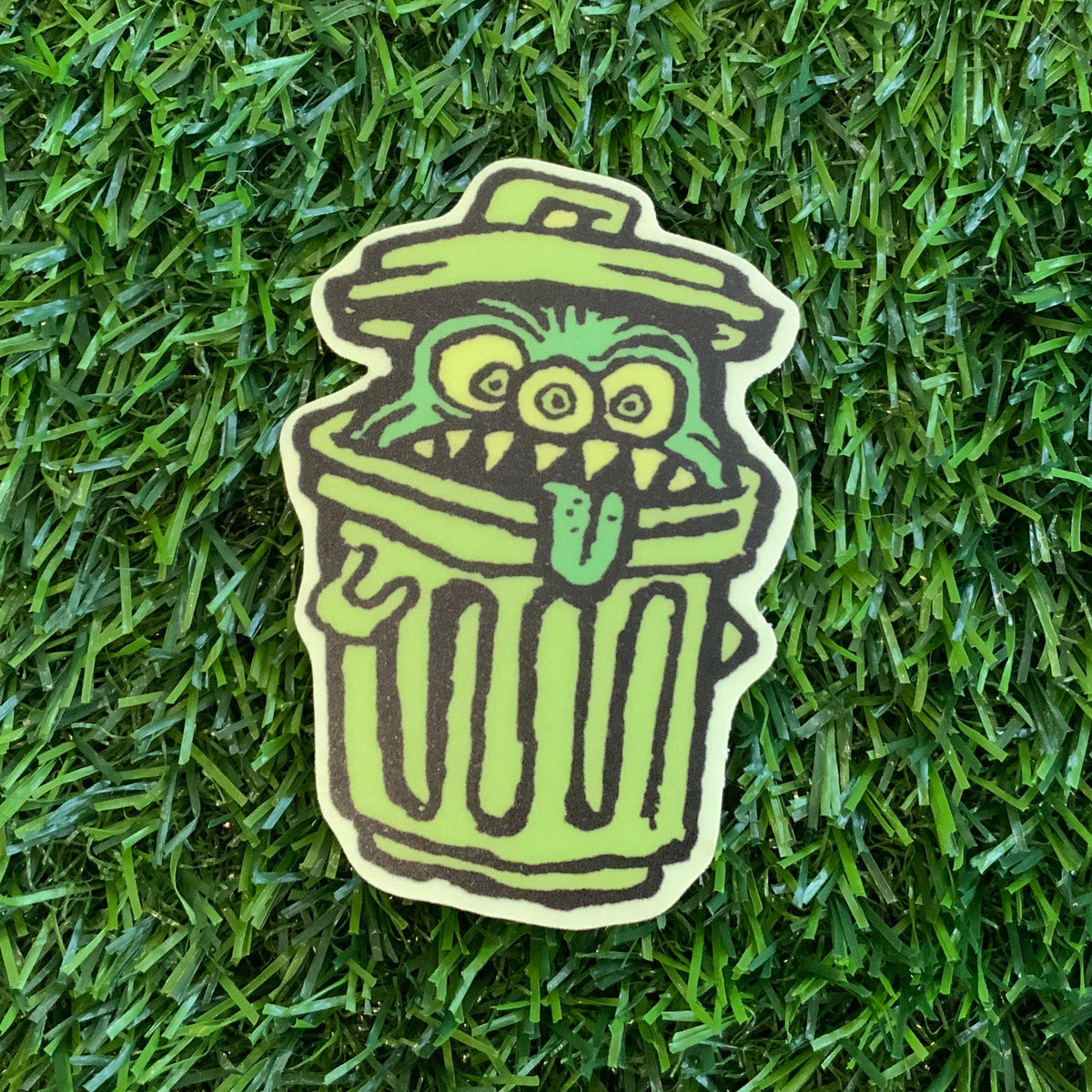 ODD MART Glow in the Dark Danny da Trash Man Sticker!