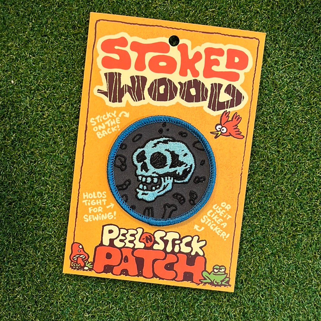 Stoked Wood Peel-N-Stick Burried Skull