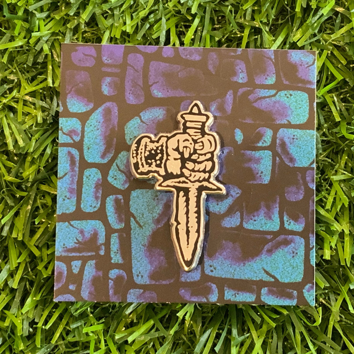 Odd Mart Silver Sword Pin