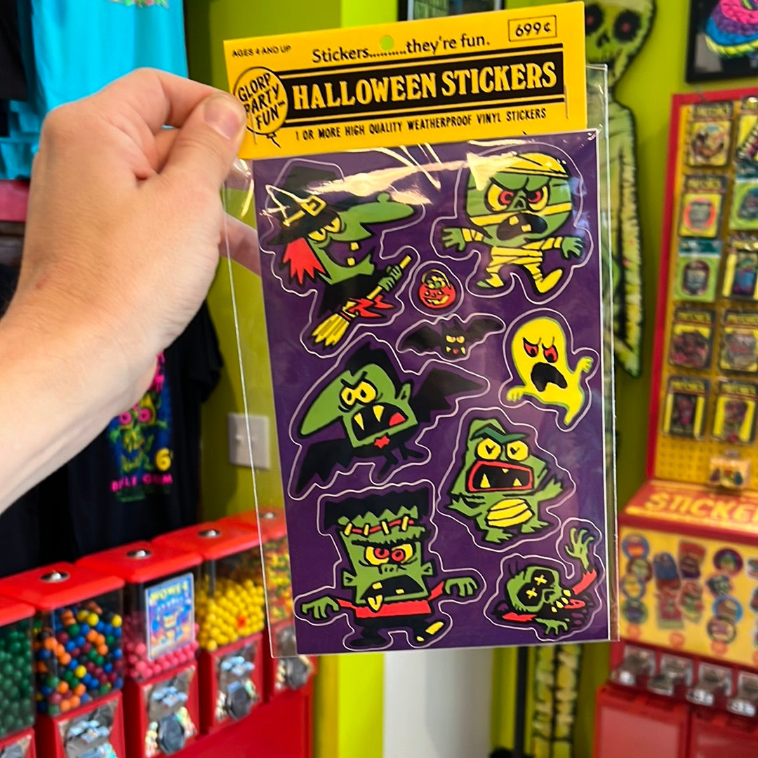 Halloweirdos sticker sheet!