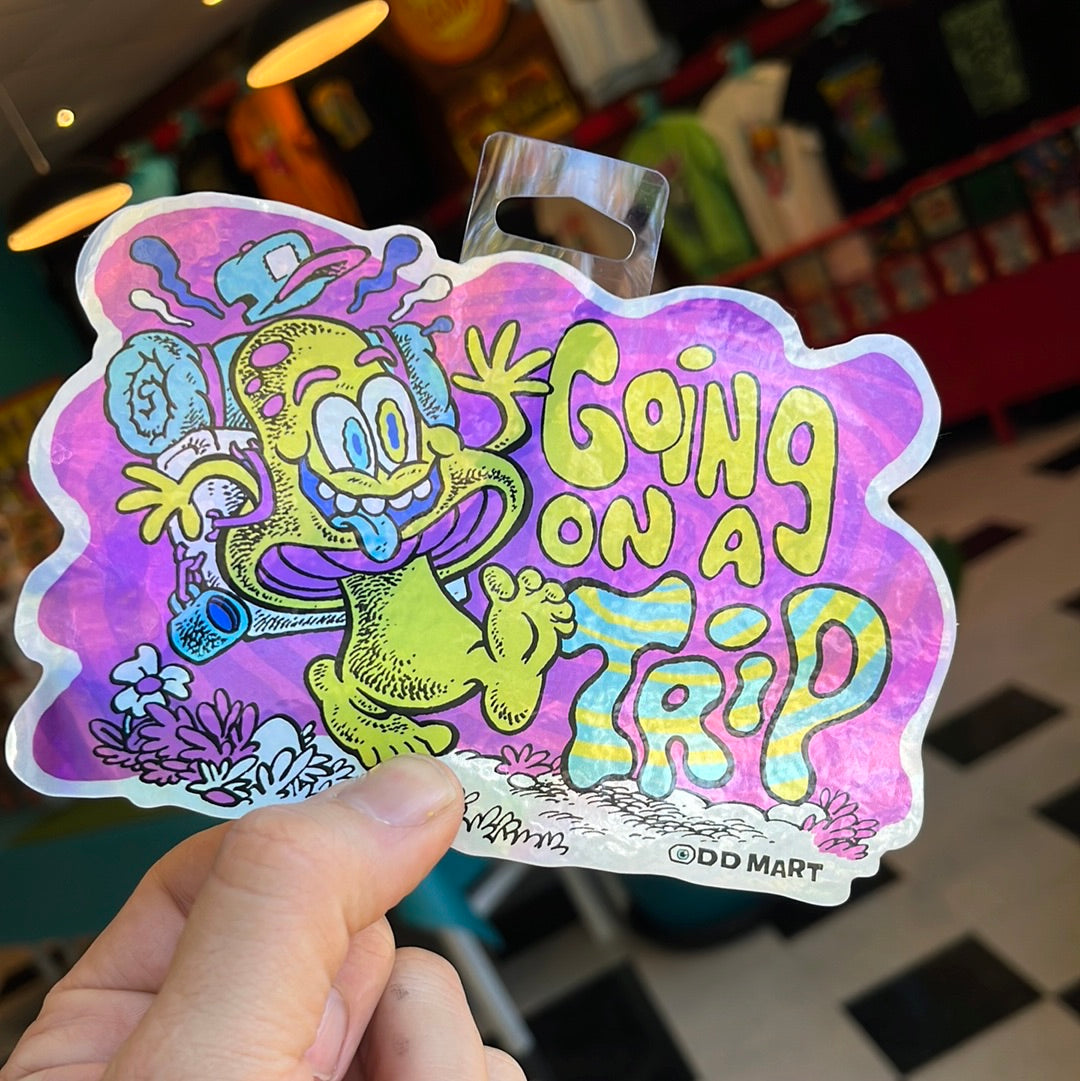 Odd Mart Going On A Trip Sticker!