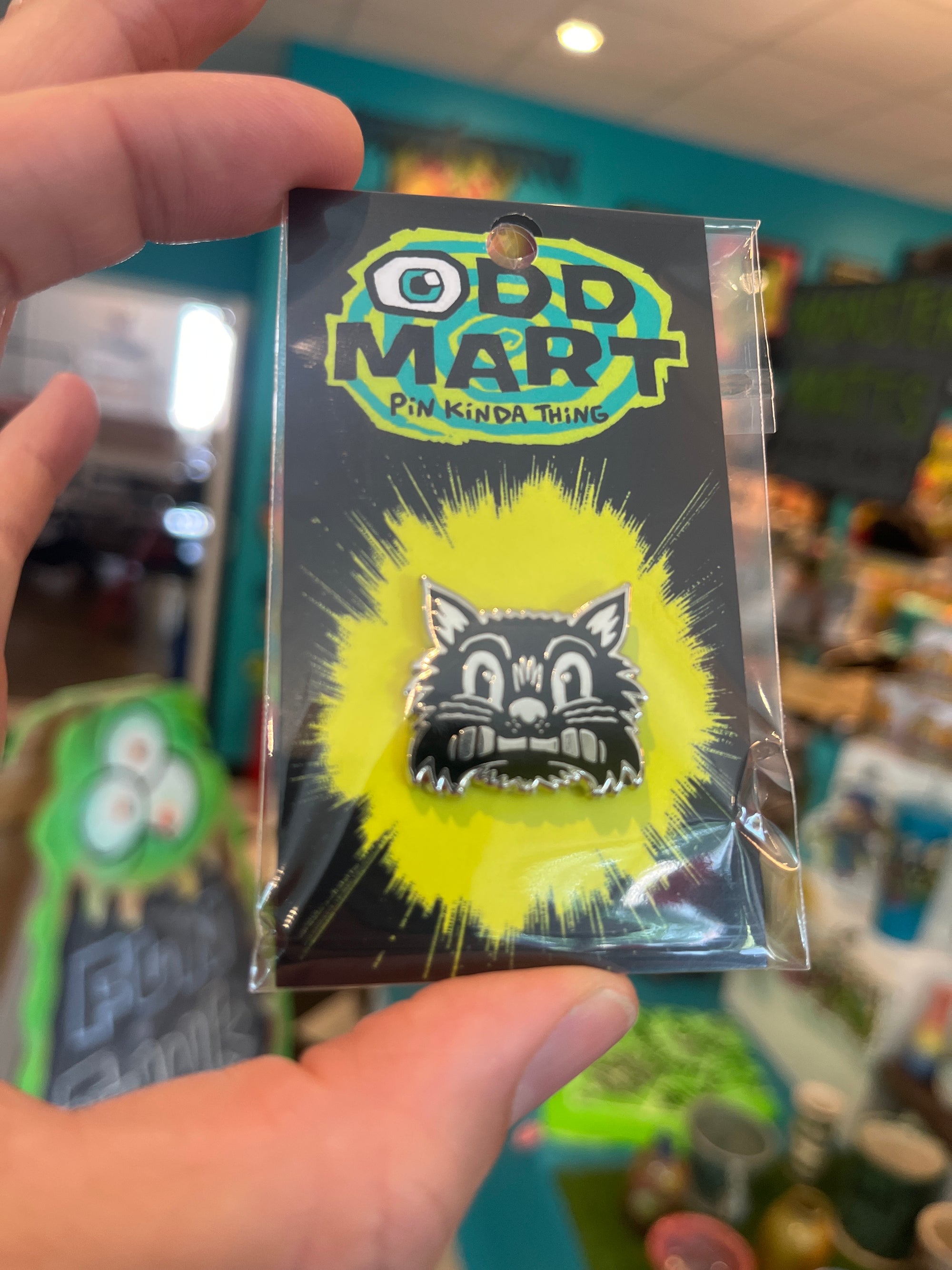 ODD MART Scaredy Cat Pin