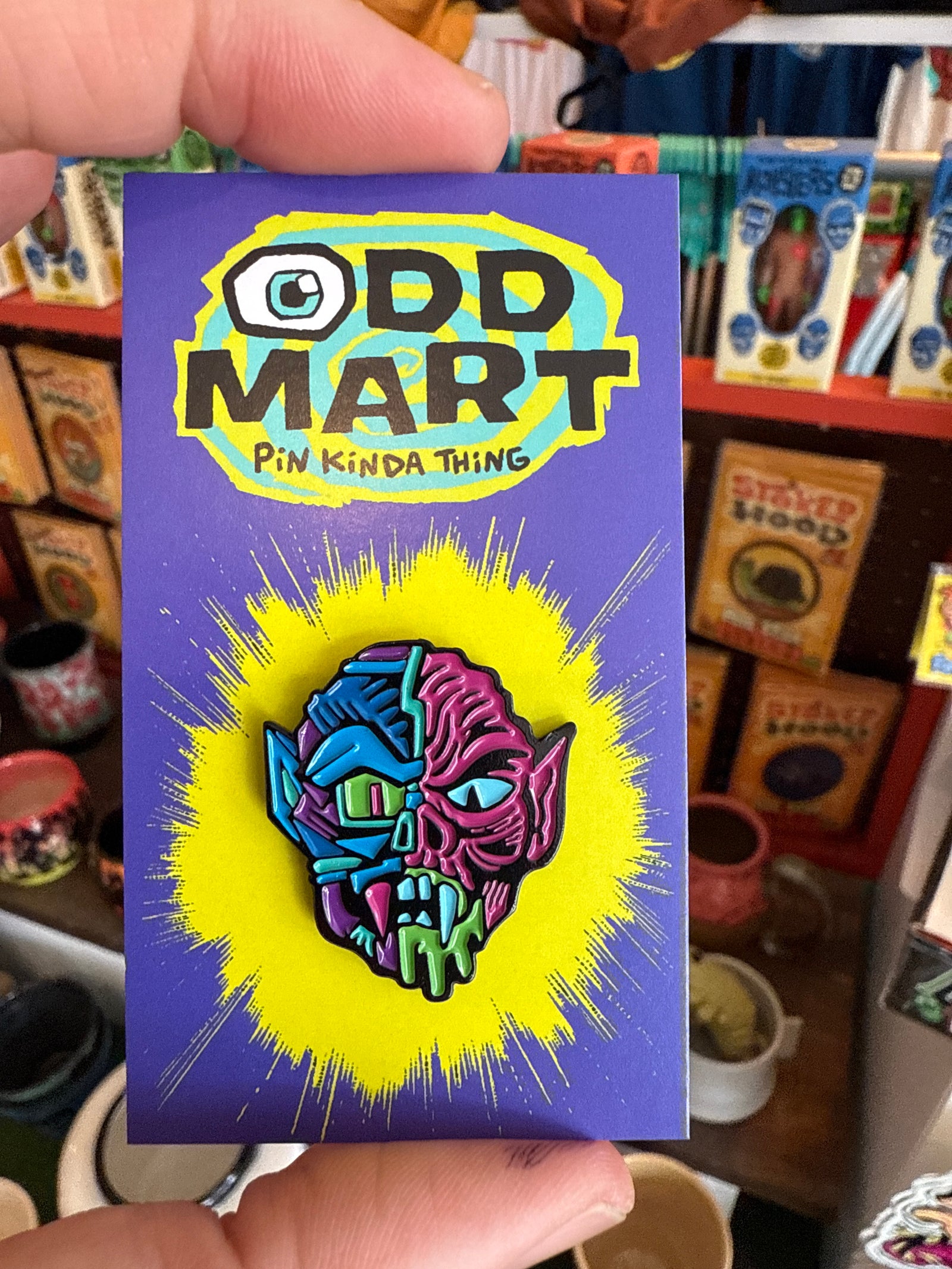 Grizlack! The Composite Monster From Beyond Eternity Pin