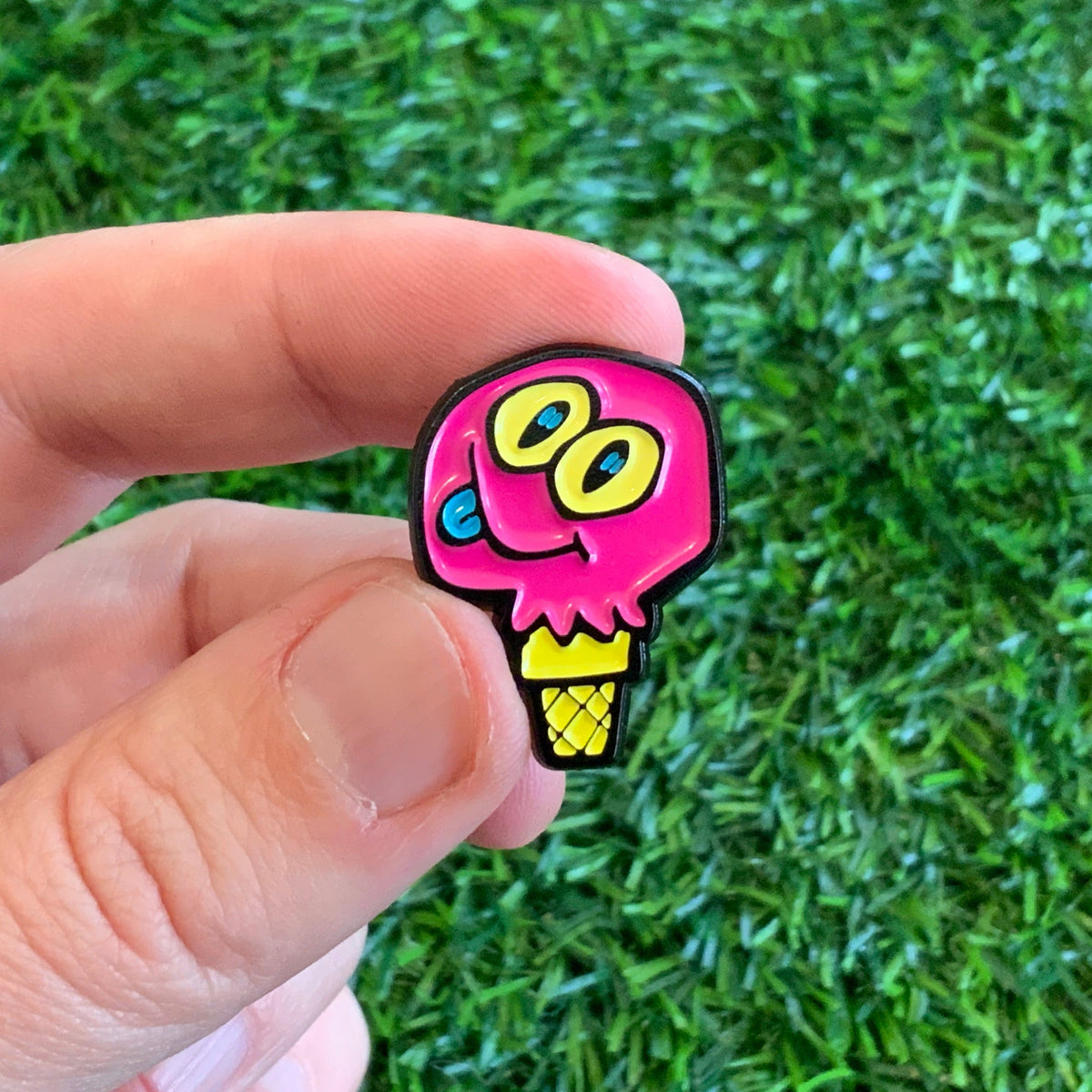 Odd Mart Lickitylick Ice Cream Cone pin