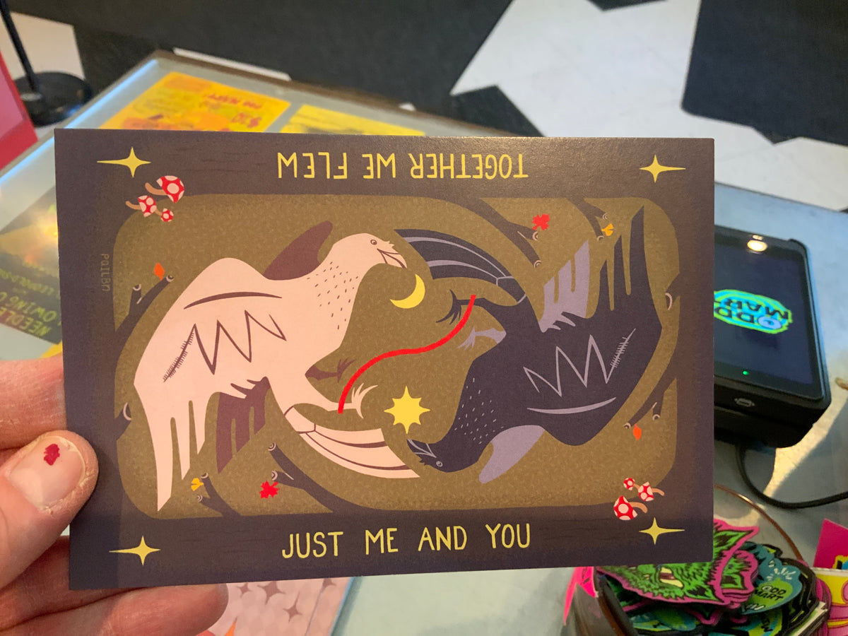 BNP together postcard
