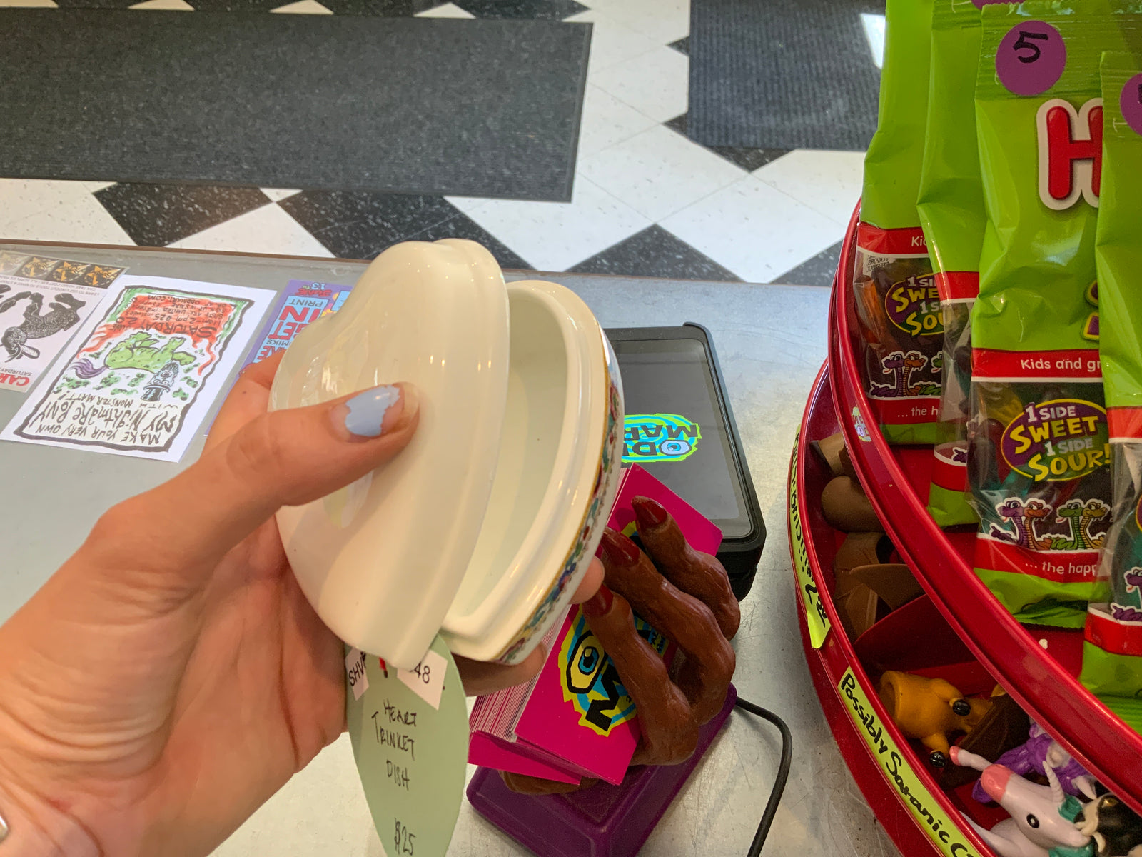 SHV HEART TRINKET DISH