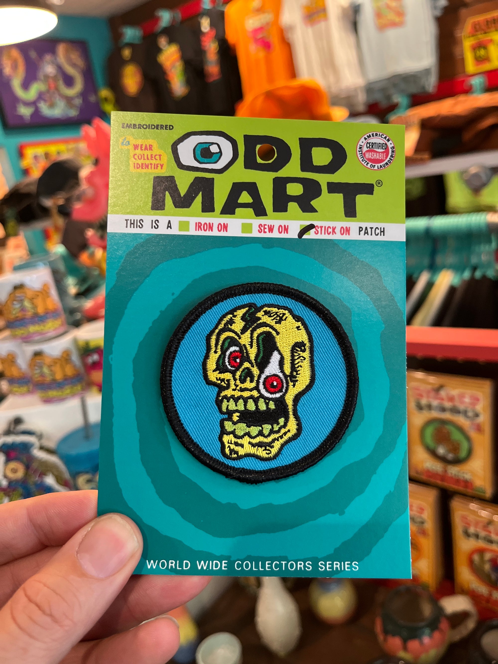 ODD MART Terror of the green skull patch