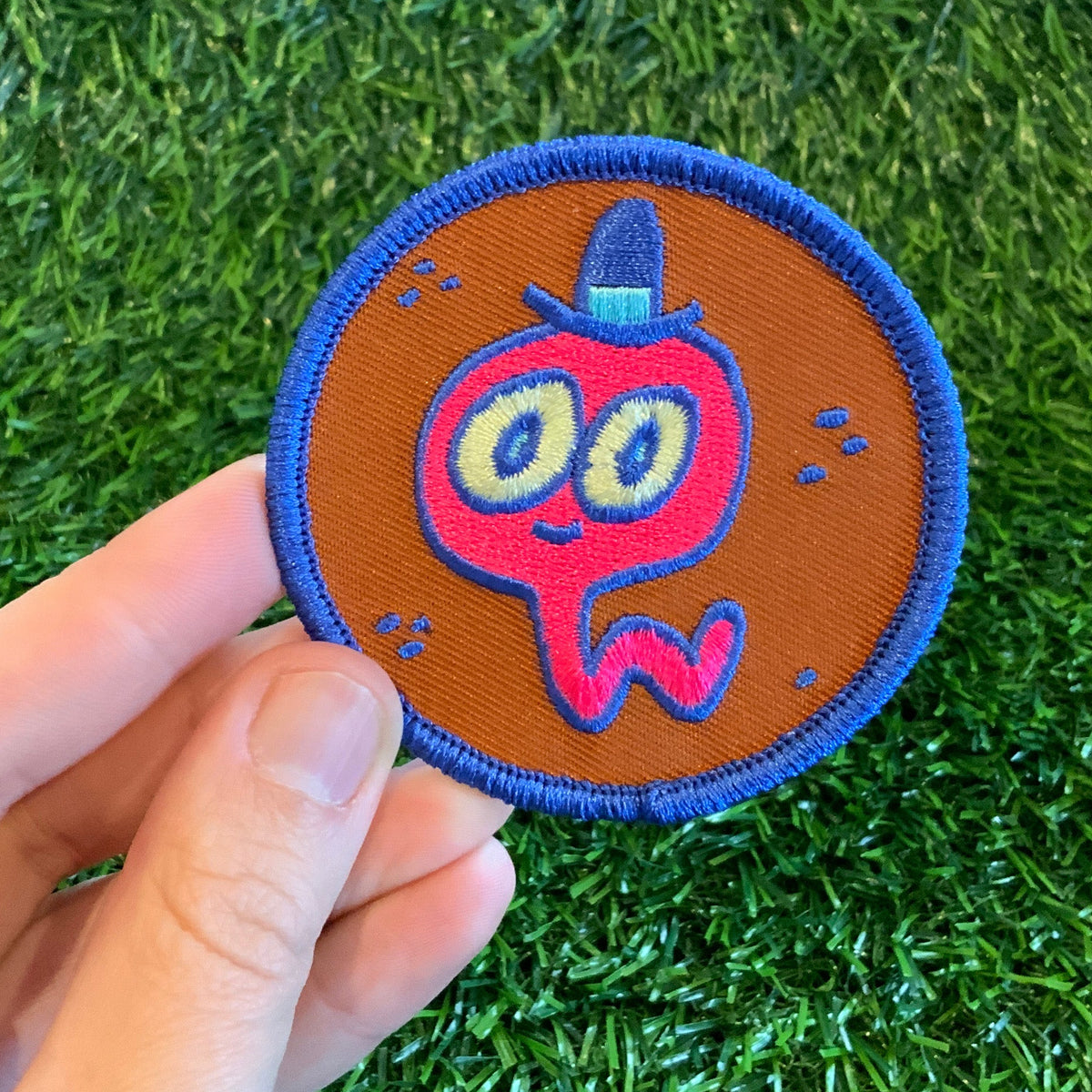 ODD MART wiggle worm PATCH