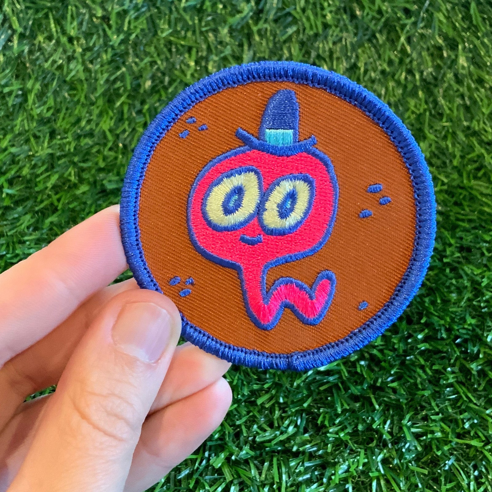 ODD MART wiggle worm PATCH