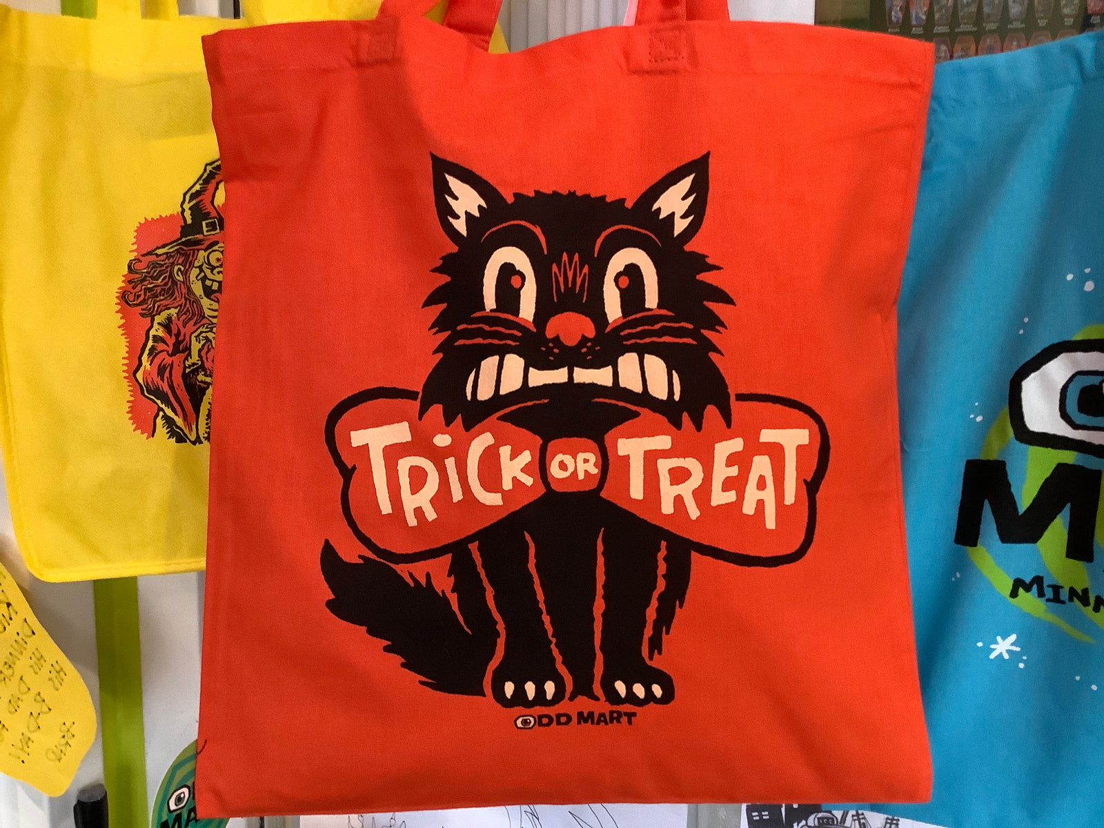 ODDMART Trick or Treat Scaredy Cat Tote