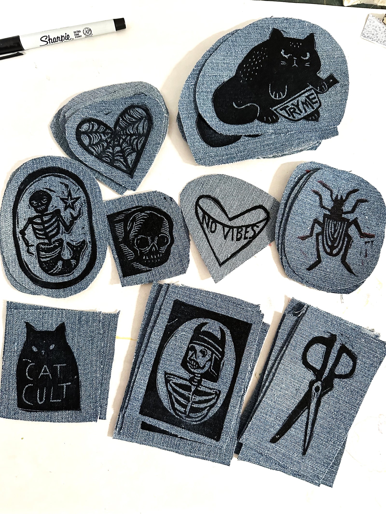 Block Print Patch Class with the Crafty Hag!- March 28th 2026