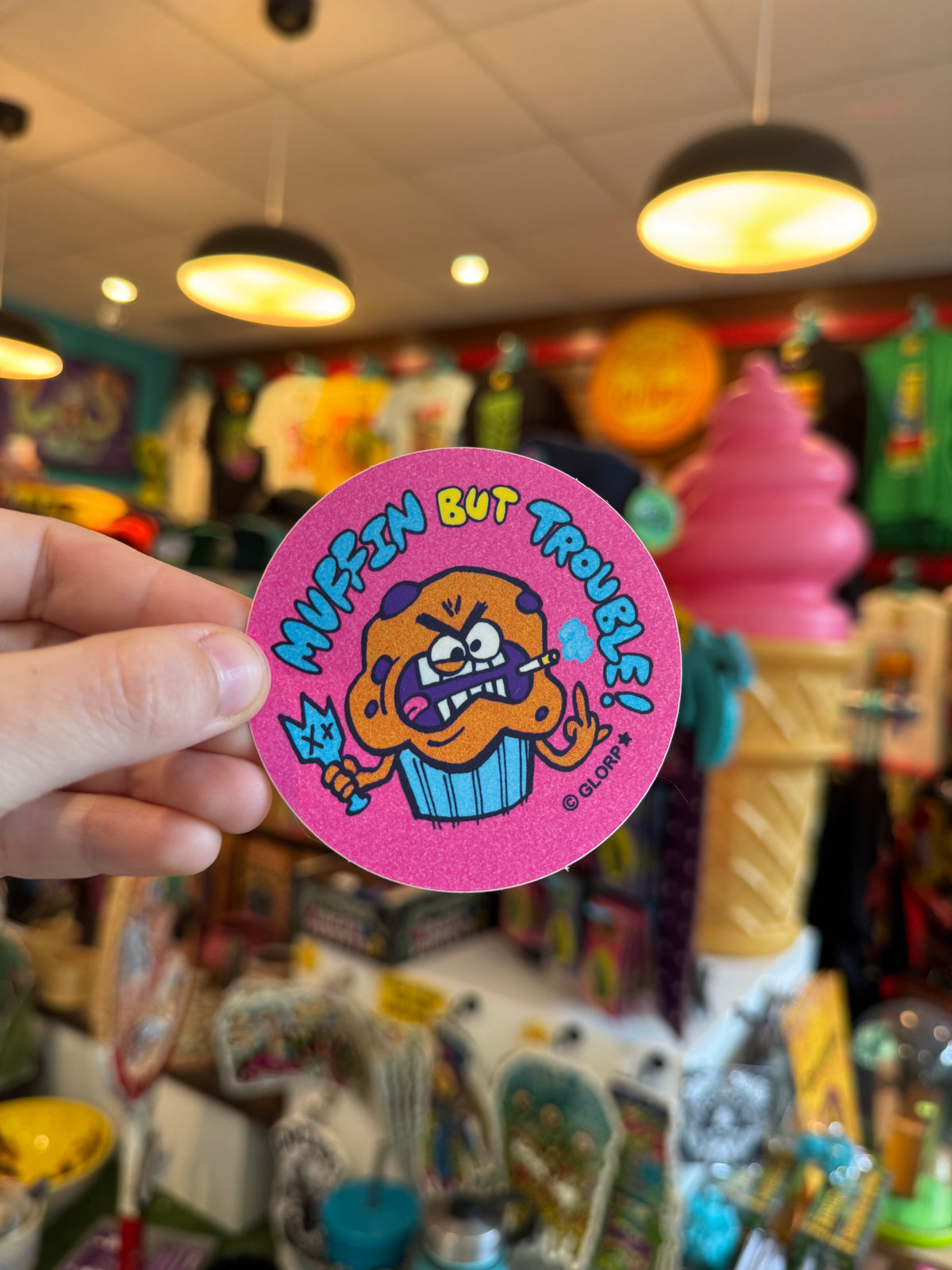 Muffin But Trouble Sticker