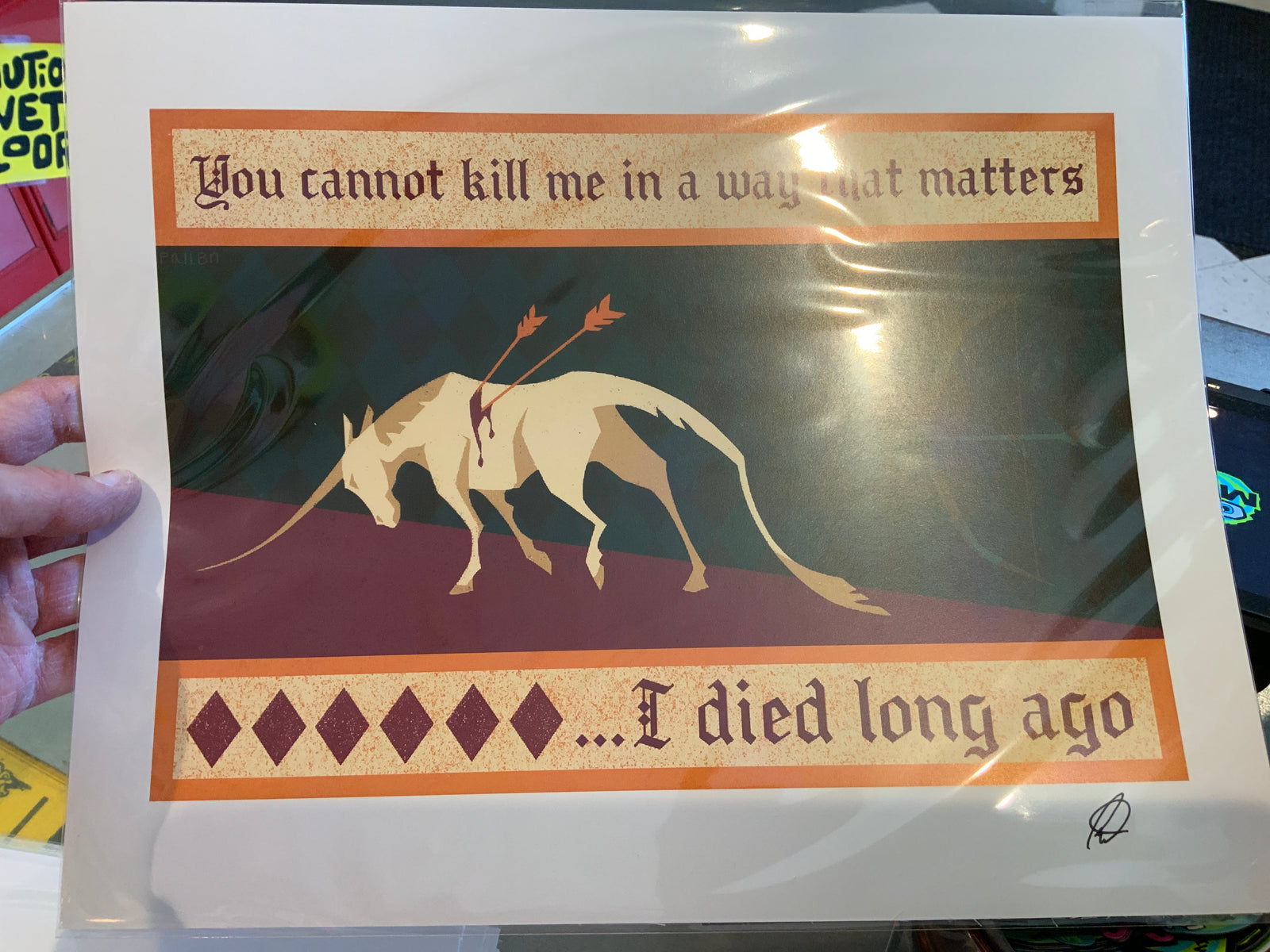 BNP arrows print