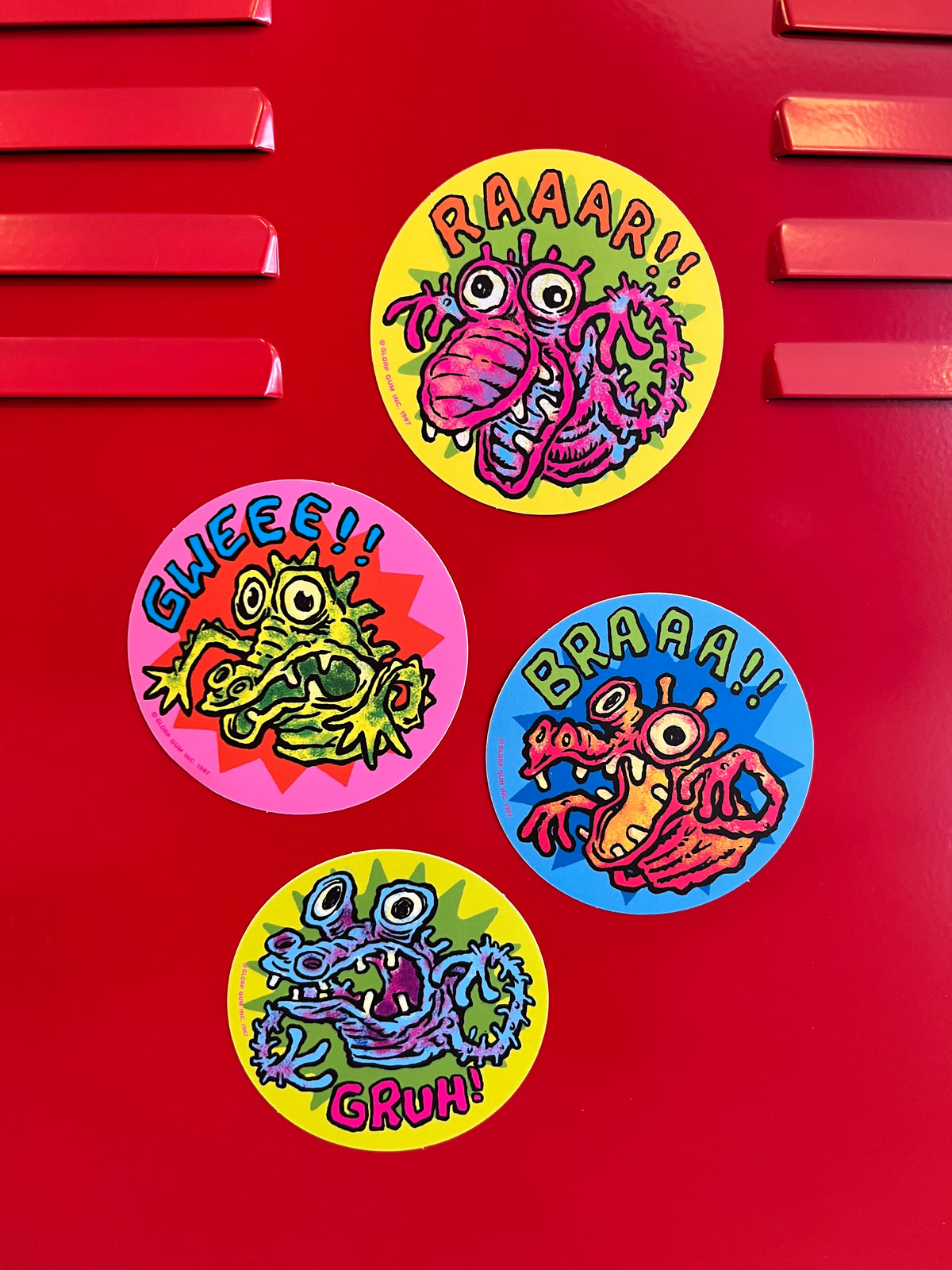 ODD MART Finger Monsters Sticker Pack!