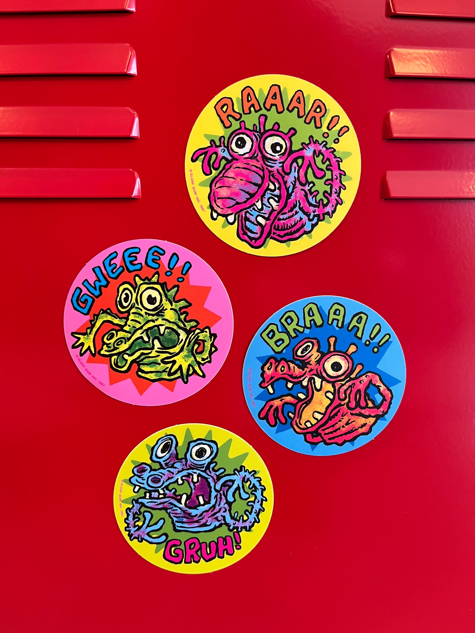 ODD MART Finger Monsters Sticker Pack!