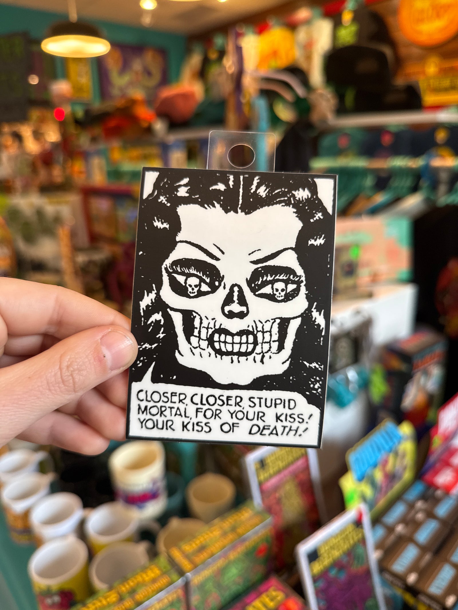Kiss of Death Sticker