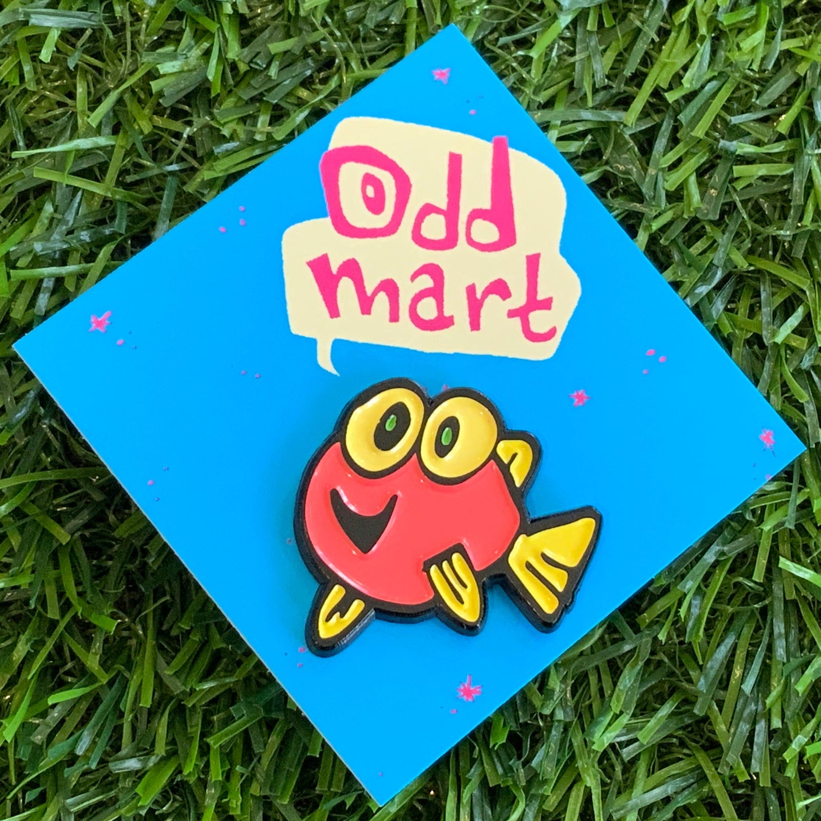 Odd Mart fishfish pin
