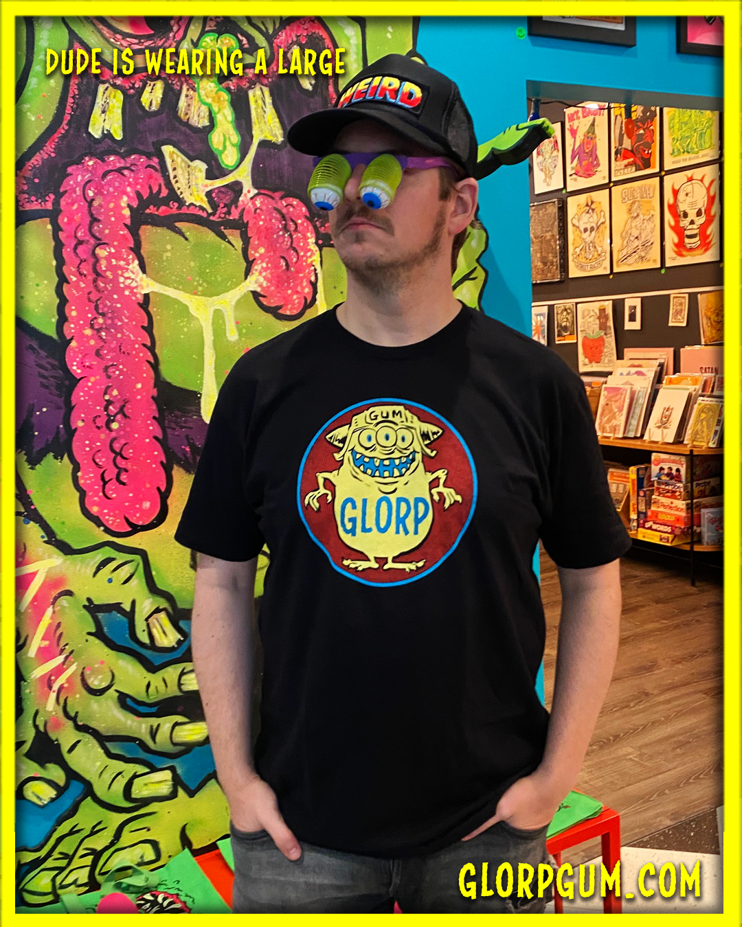 GLORP Hep Chew (with FREE Black GLORP Logo T-Shirt )