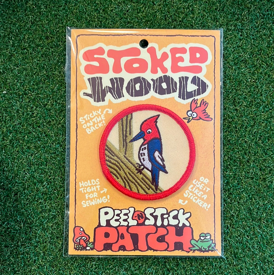 Stoked Wood Peel-N-Stick Woodpecker Patch