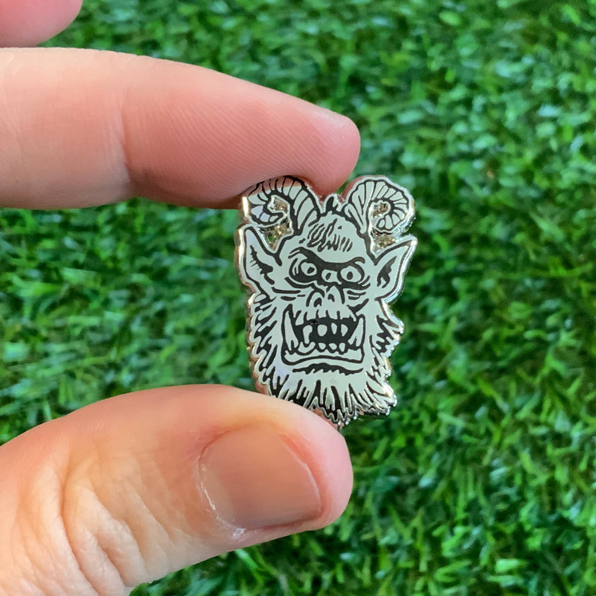 Odd Mart Silver Dungeon Dweller Pin