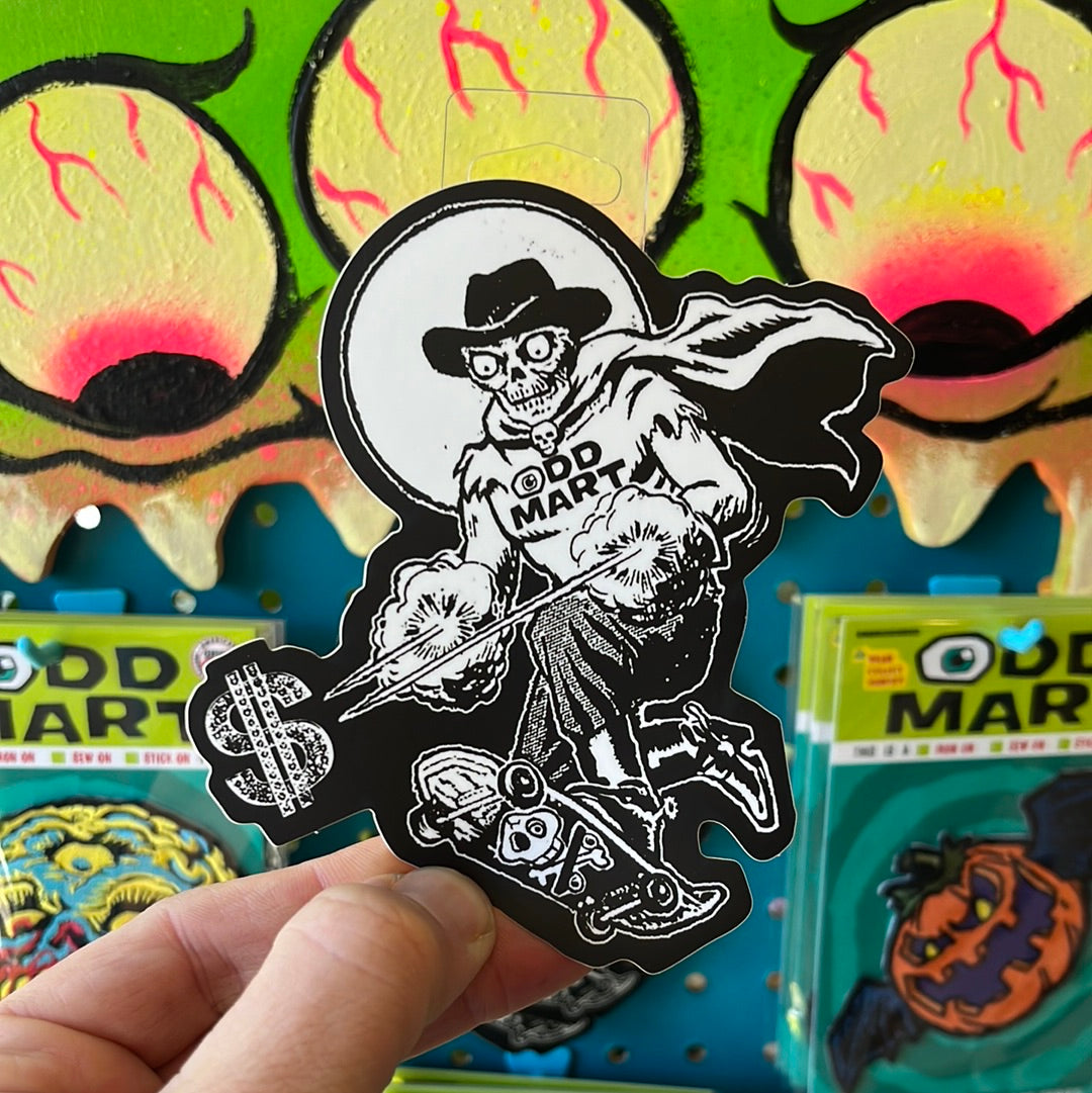Odd Mart “the high price killer” sticker
