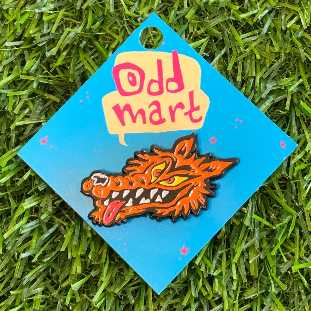 Odd Mart Wolfin’ It pin