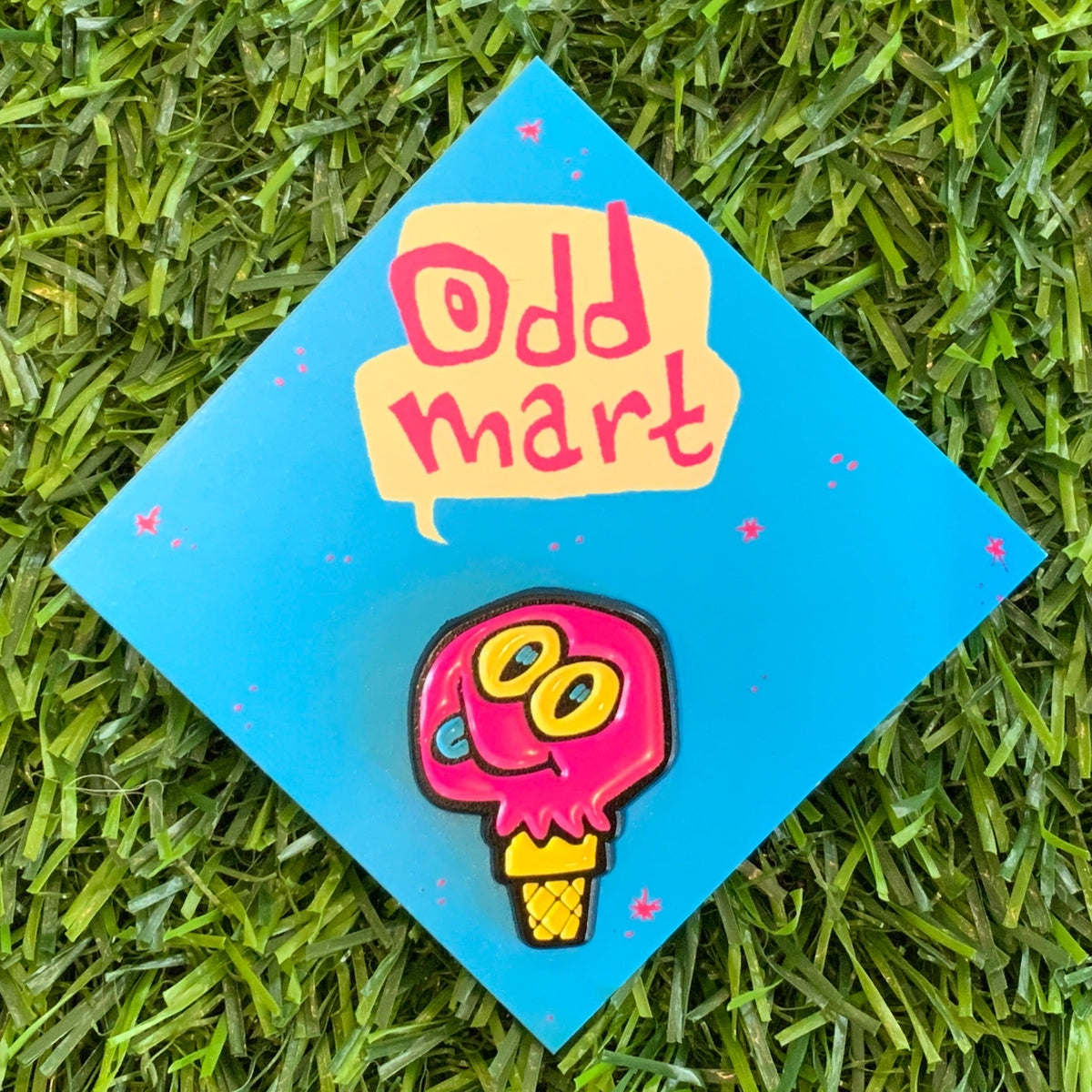 Odd Mart Lickitylick Ice Cream Cone pin