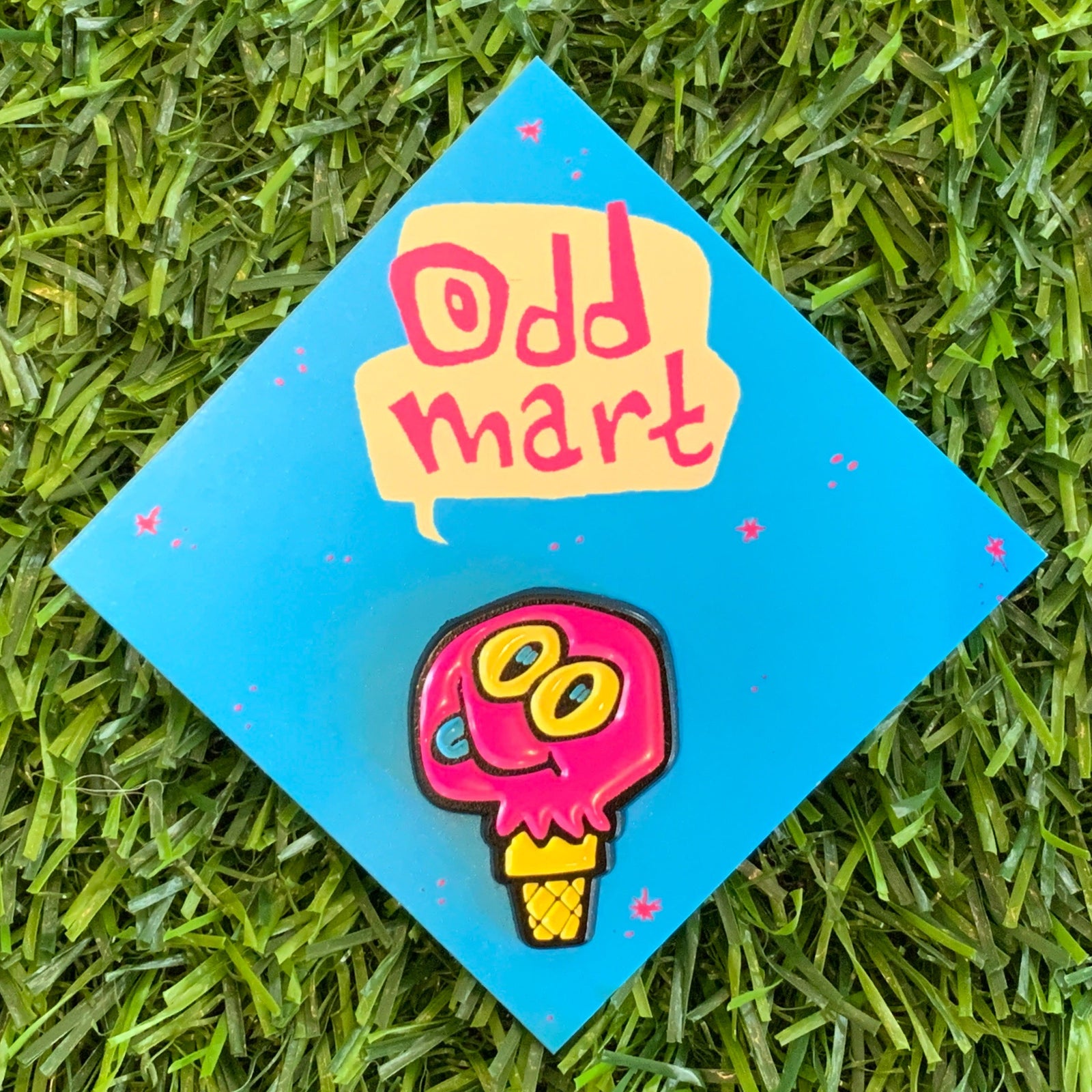 Odd Mart Lickitylick Ice Cream Cone pin