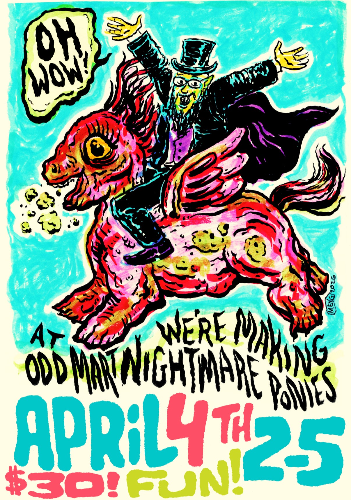 Monster Matt's NIGHTMARE PONY Class - April 4th, 2026