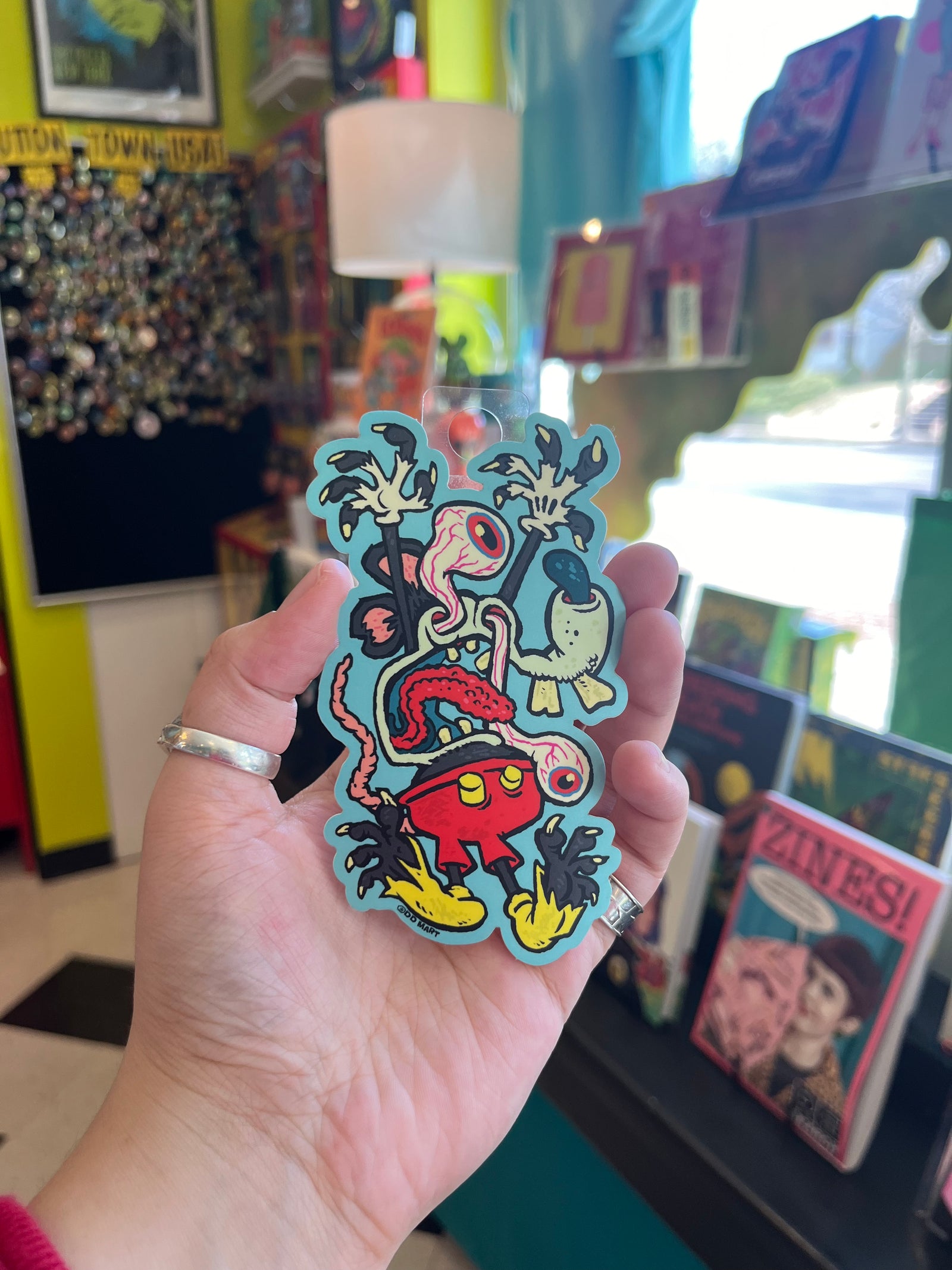 ODD MART Messed up Muckey Sticker!