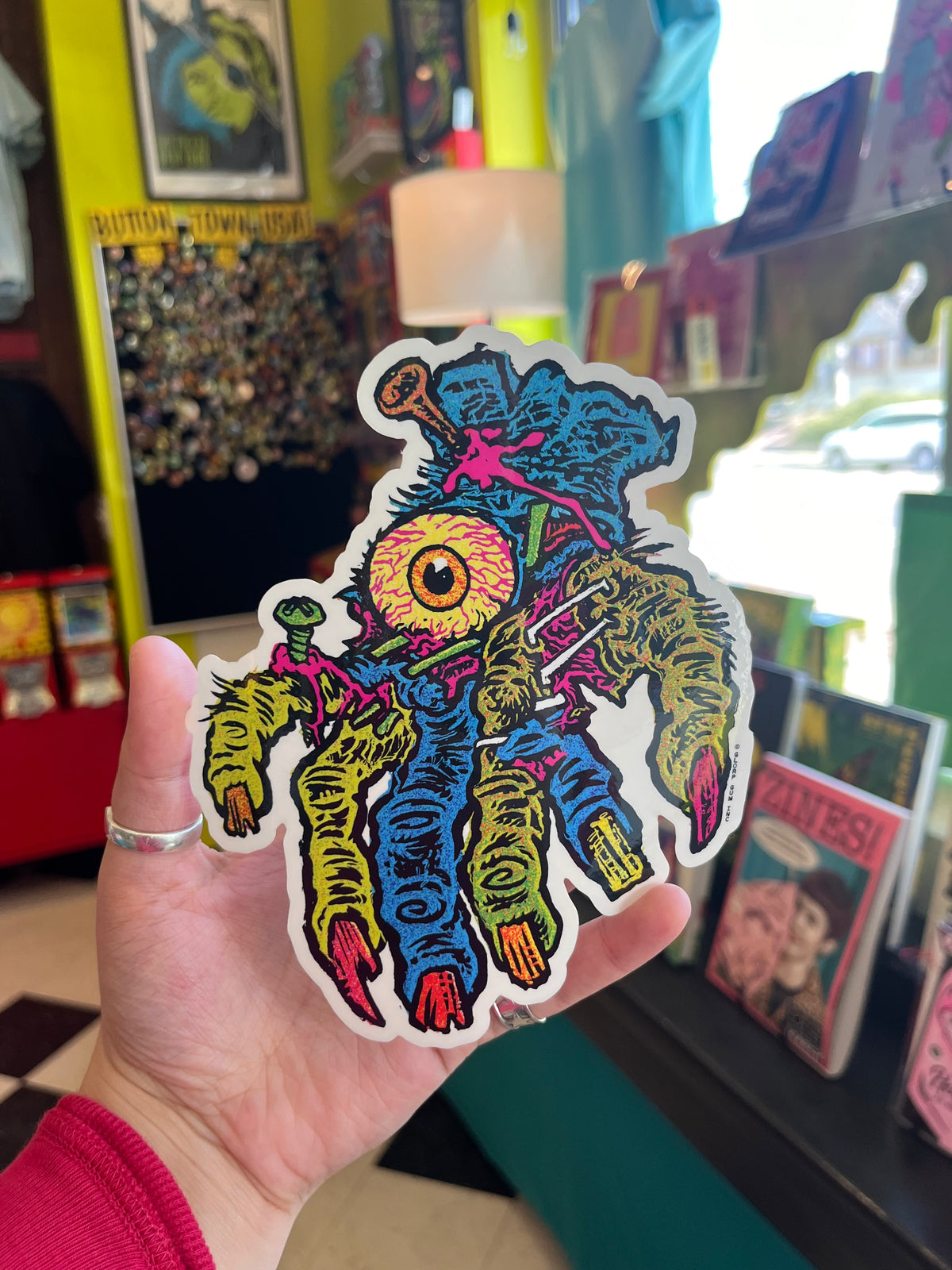 GLORP Horrible Hand Sticker!