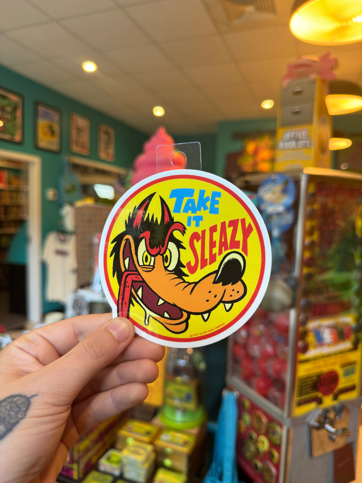 70&#39;s Take It Sleazy Sticker