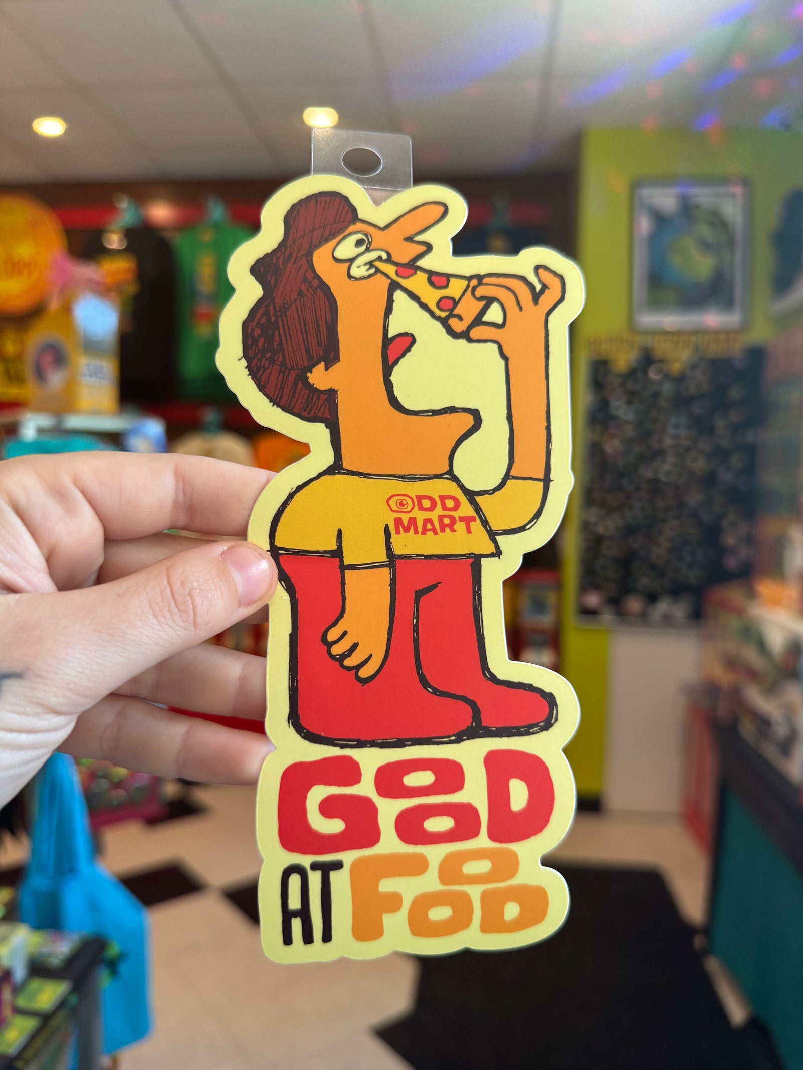 Odd Mart Good at Food sticker