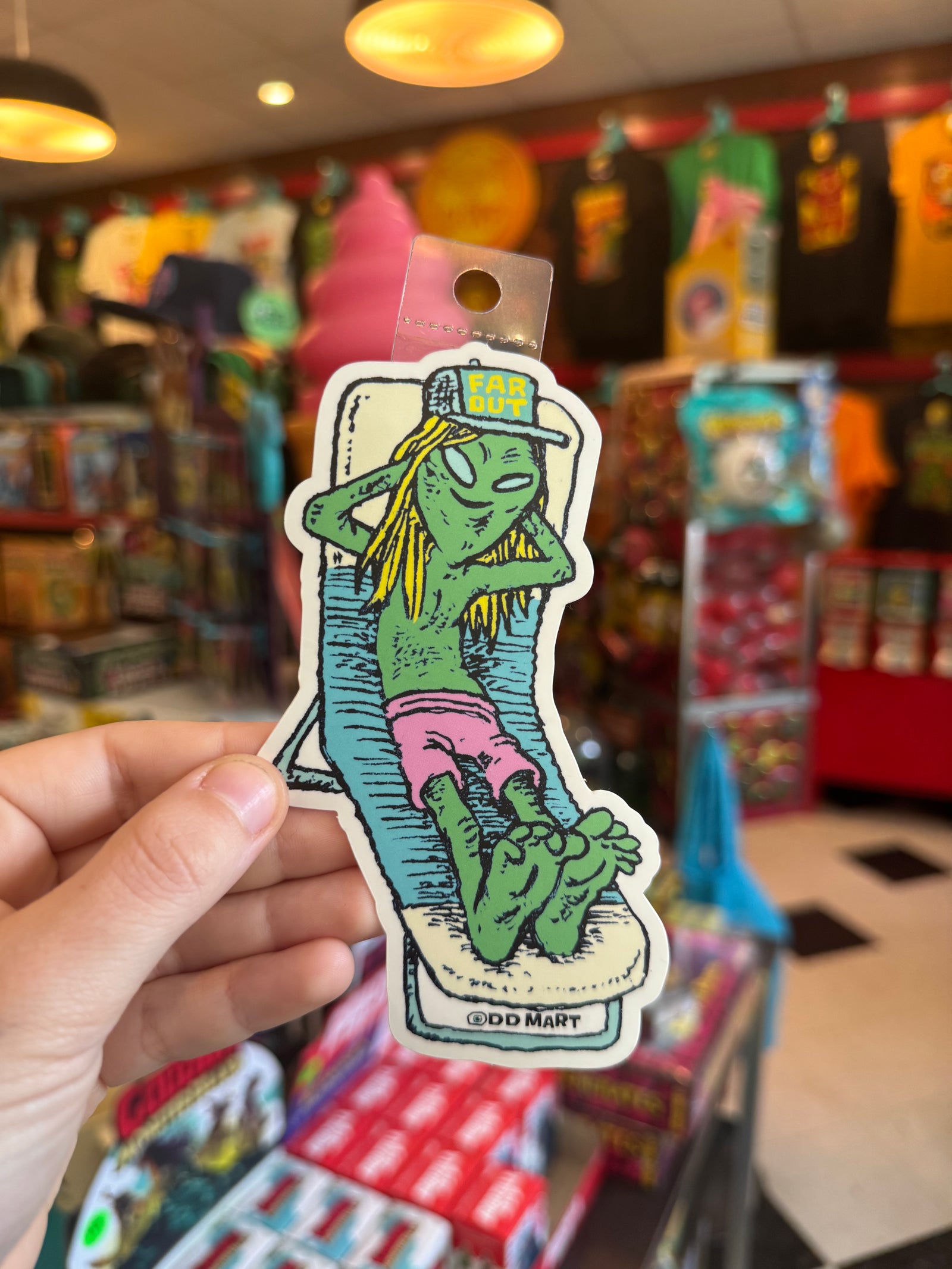 Odd Mart Sticker! Far out,