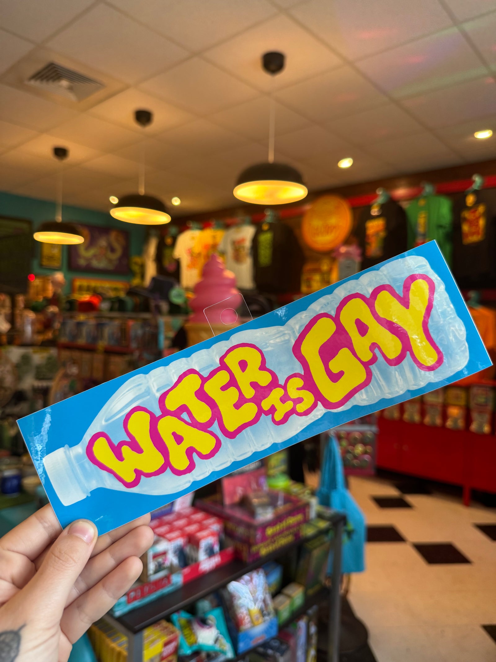 Odd mart water is gay