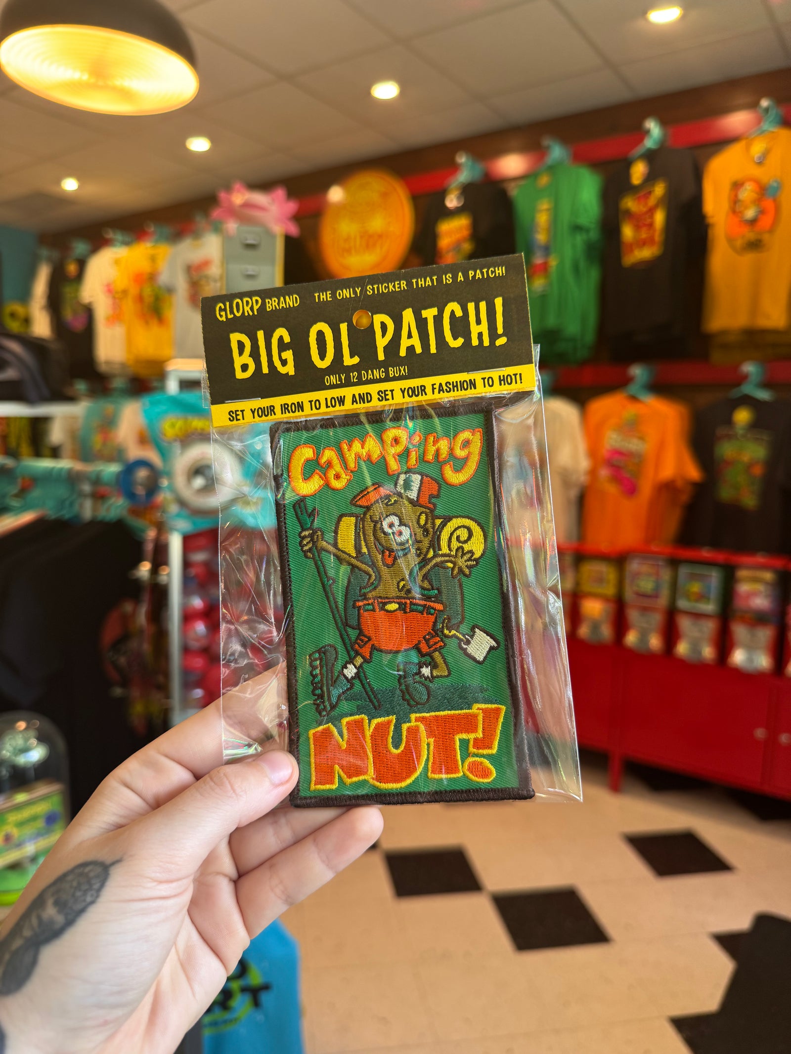GLORP Camping Nut Patch