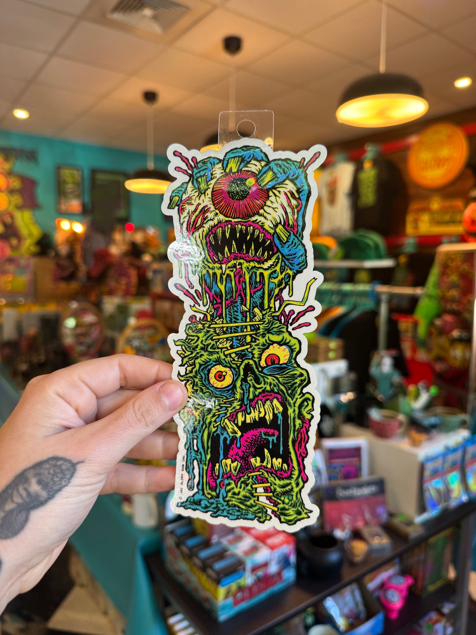 Eyeball Snatcher Waterbottle Sticker